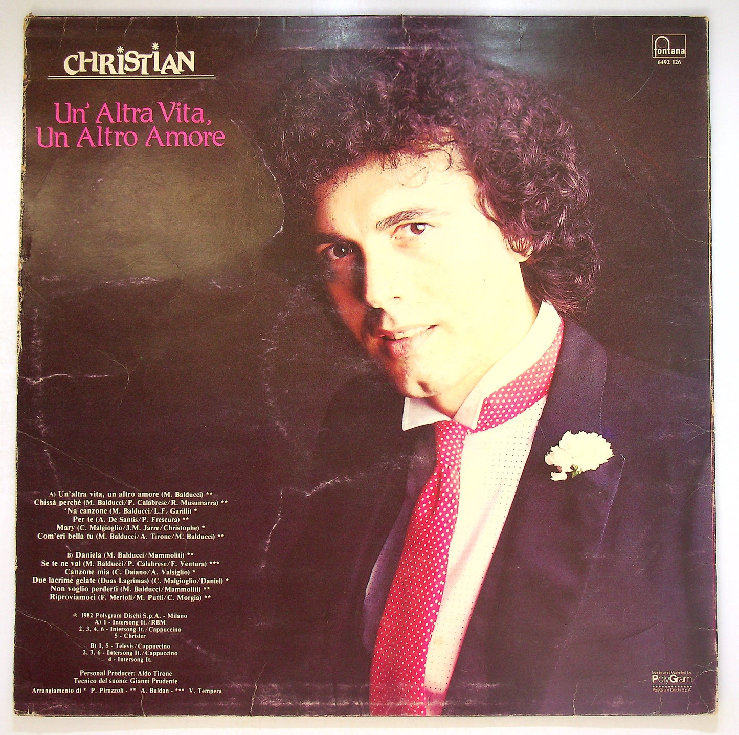 EBOND Christian - Un'Altra Vita, Un Altro Amore Vinile V092043