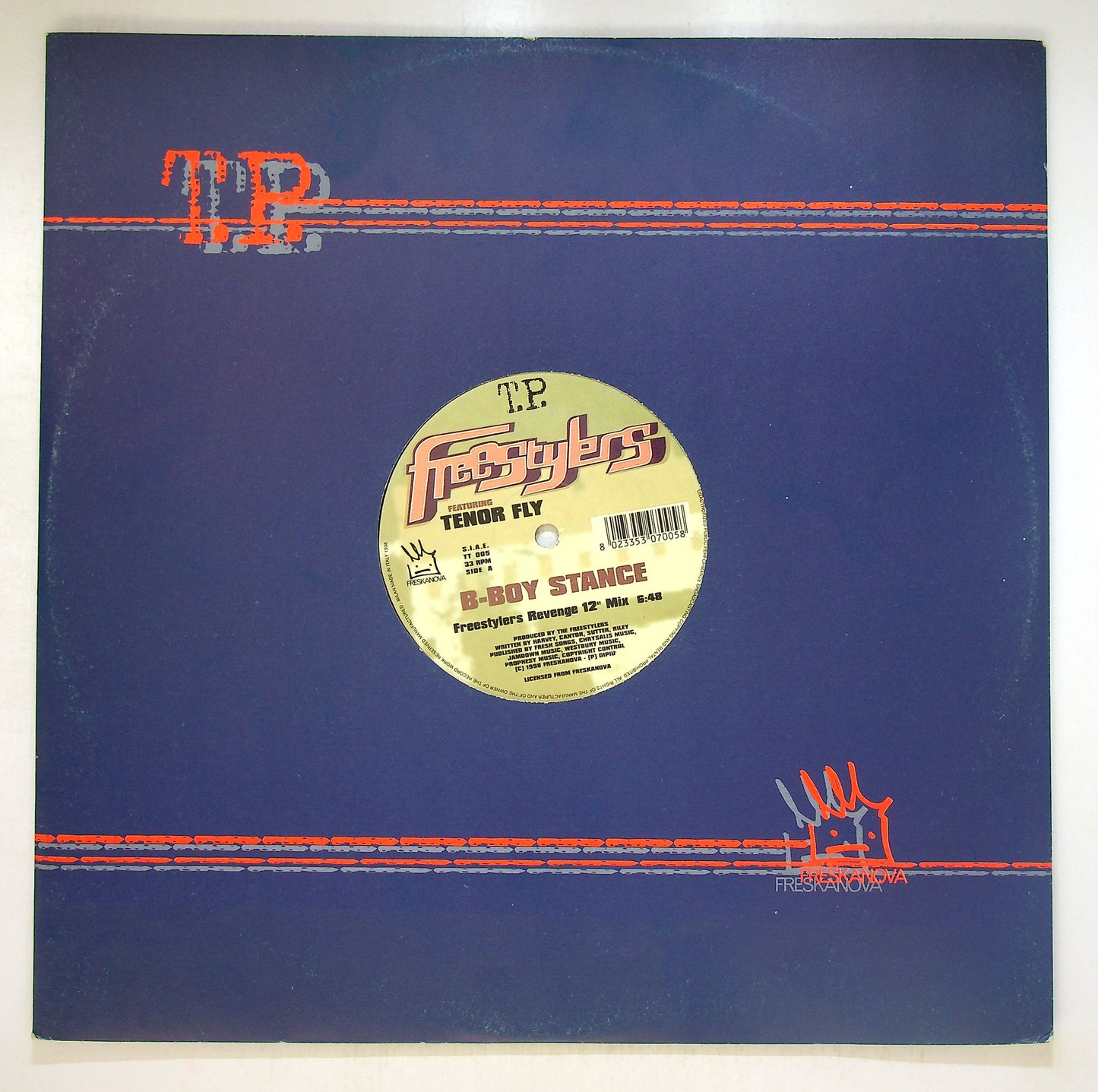 EBOND Freestylers Featuring Tenor Fly - B-Boy Stance Vinile V092060