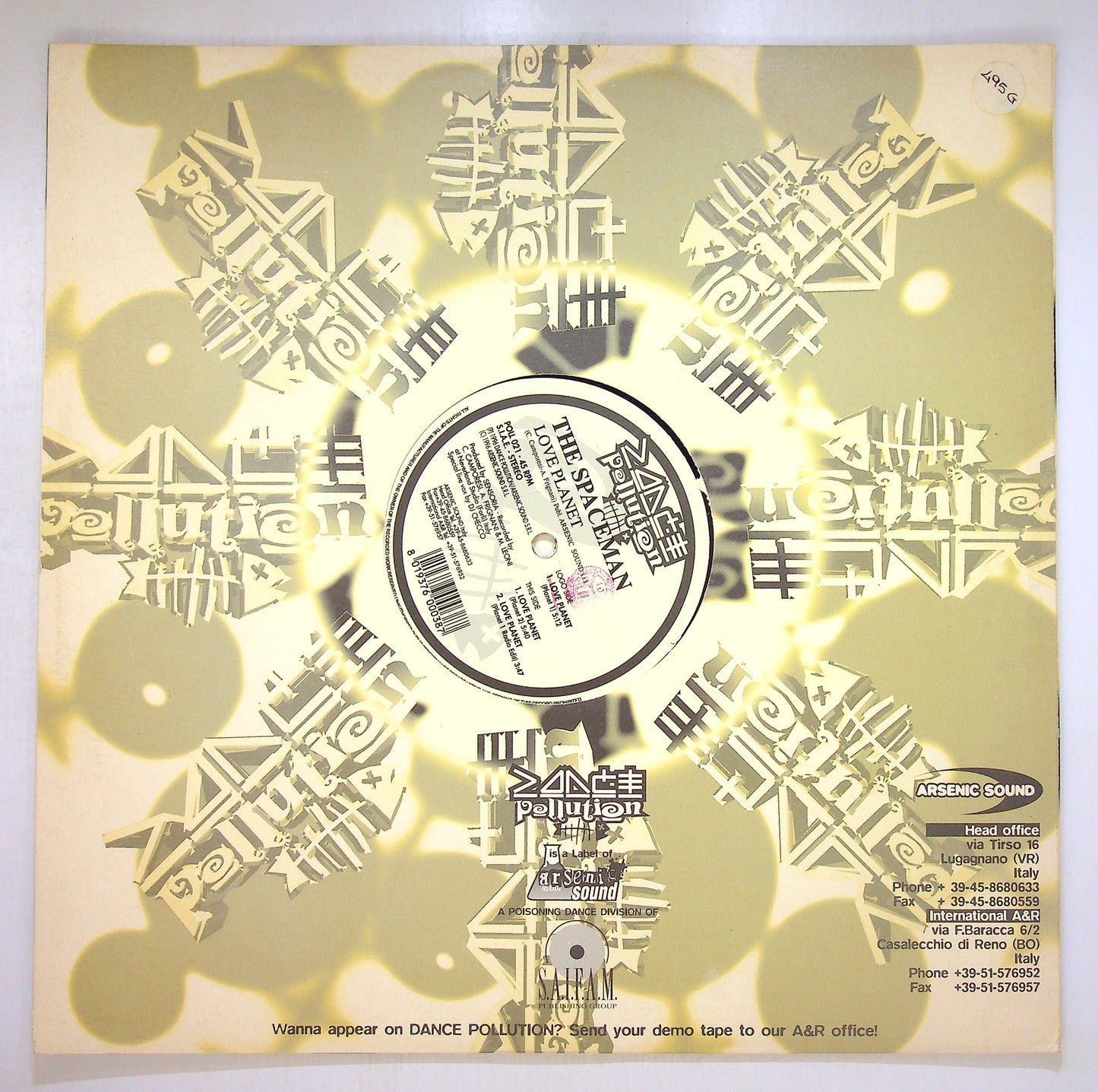 EBOND The Spaceman - Love Planet Vinile V092069