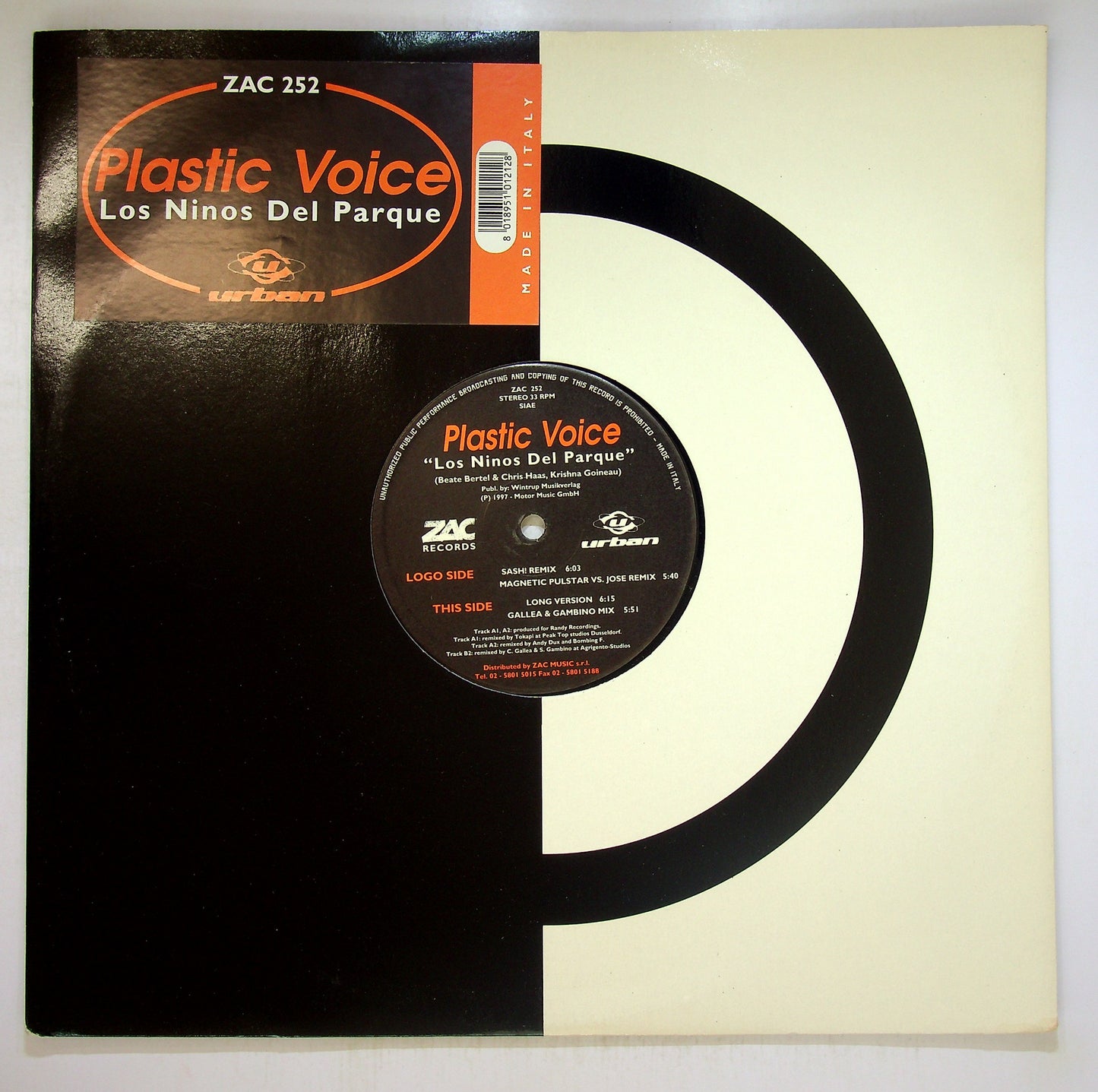 EBOND Plastic Voice - Los Ninos Del Parque Vinile V092075