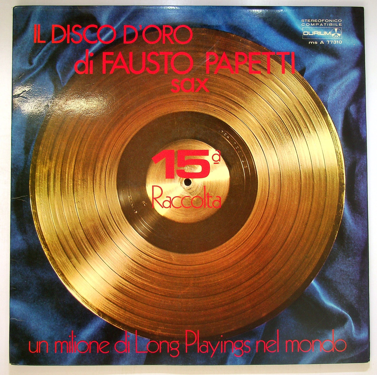 EBOND Fausto Papetti - 15a Raccolta Vinile V092112