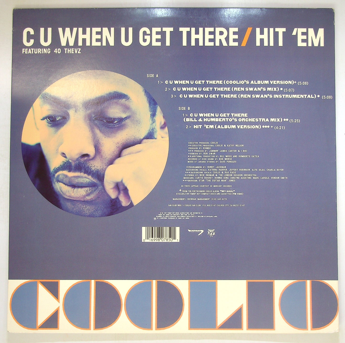 EBOND Coolio - C U When U Get There Vinile V092116