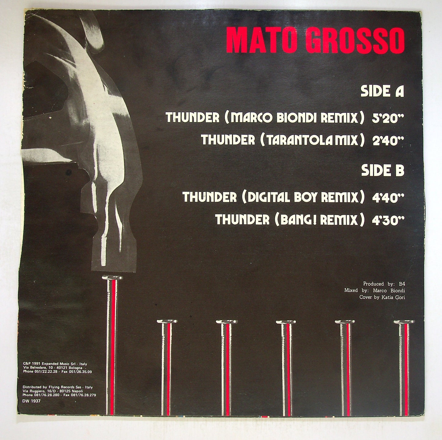 EBOND Mato Grosso - Thunder (Remix) Vinile V092119