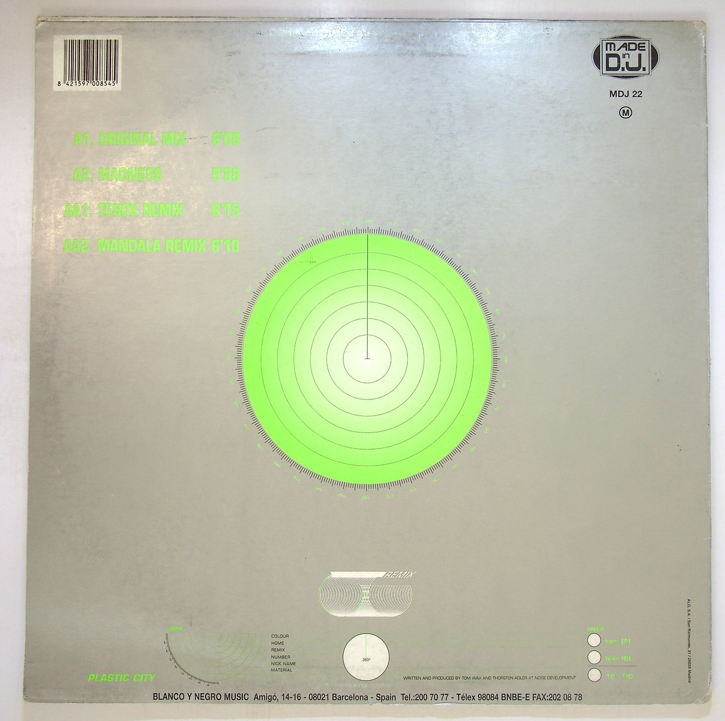 EBOND AWeX - Back On Plastic Vinile V092122