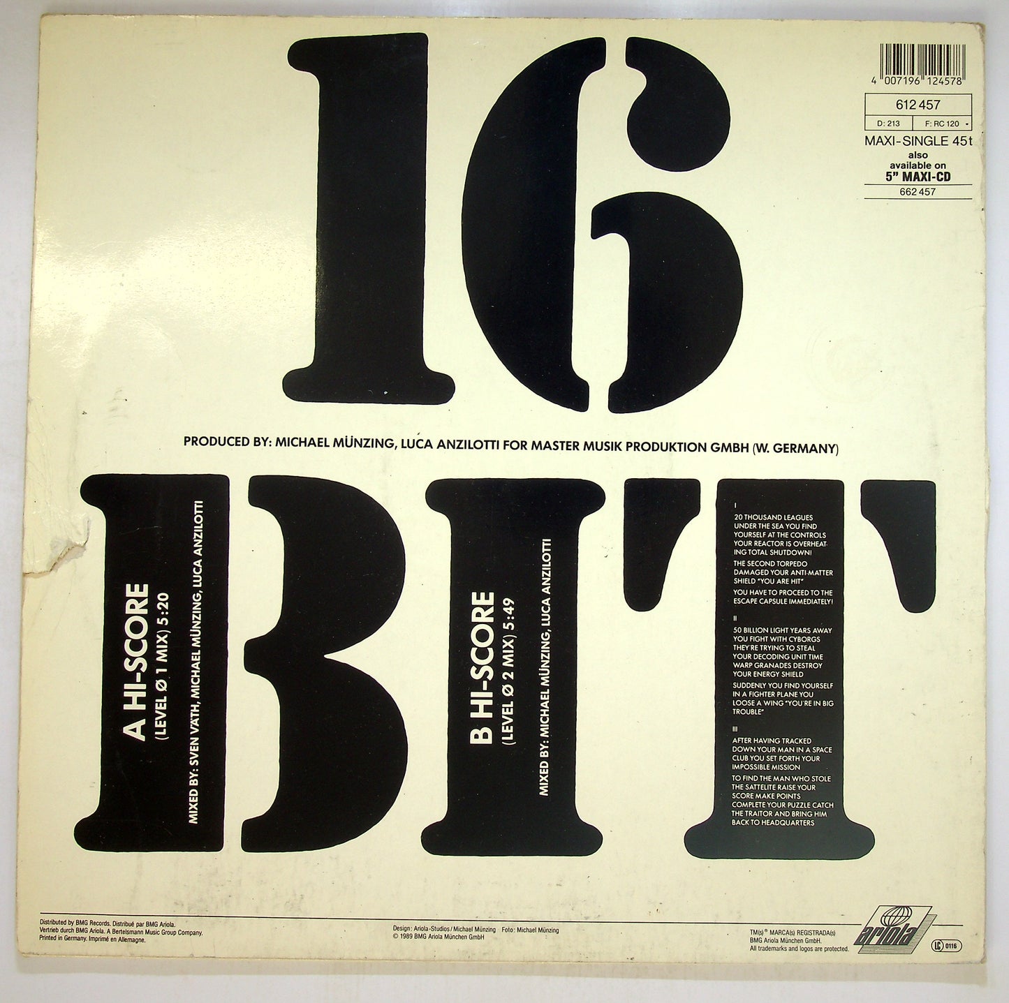 EBOND 16 Bit - Hi-Score Vinile V093034