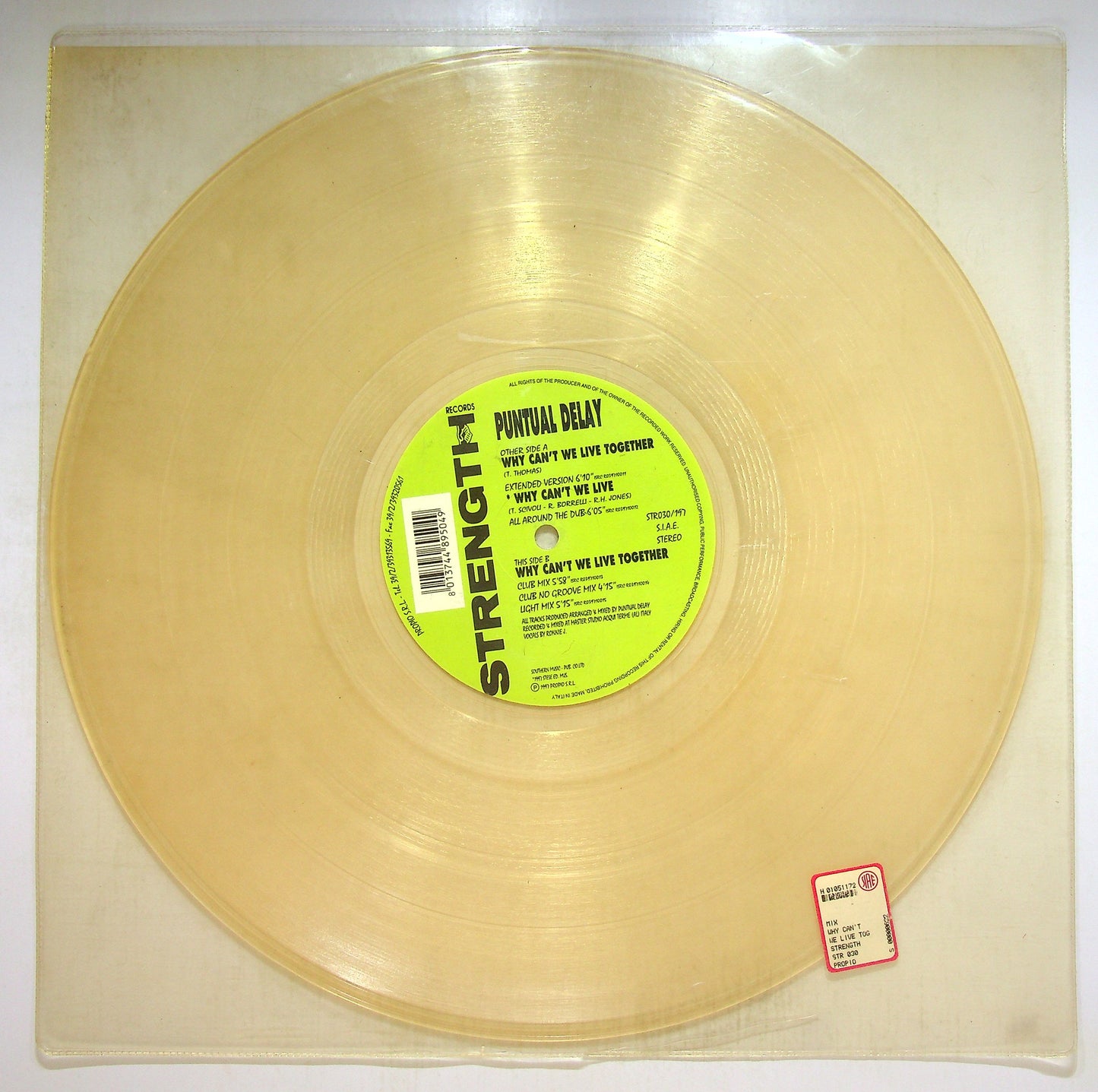EBOND Puntual Delay - Why Can't We Live Together Vinile V093042