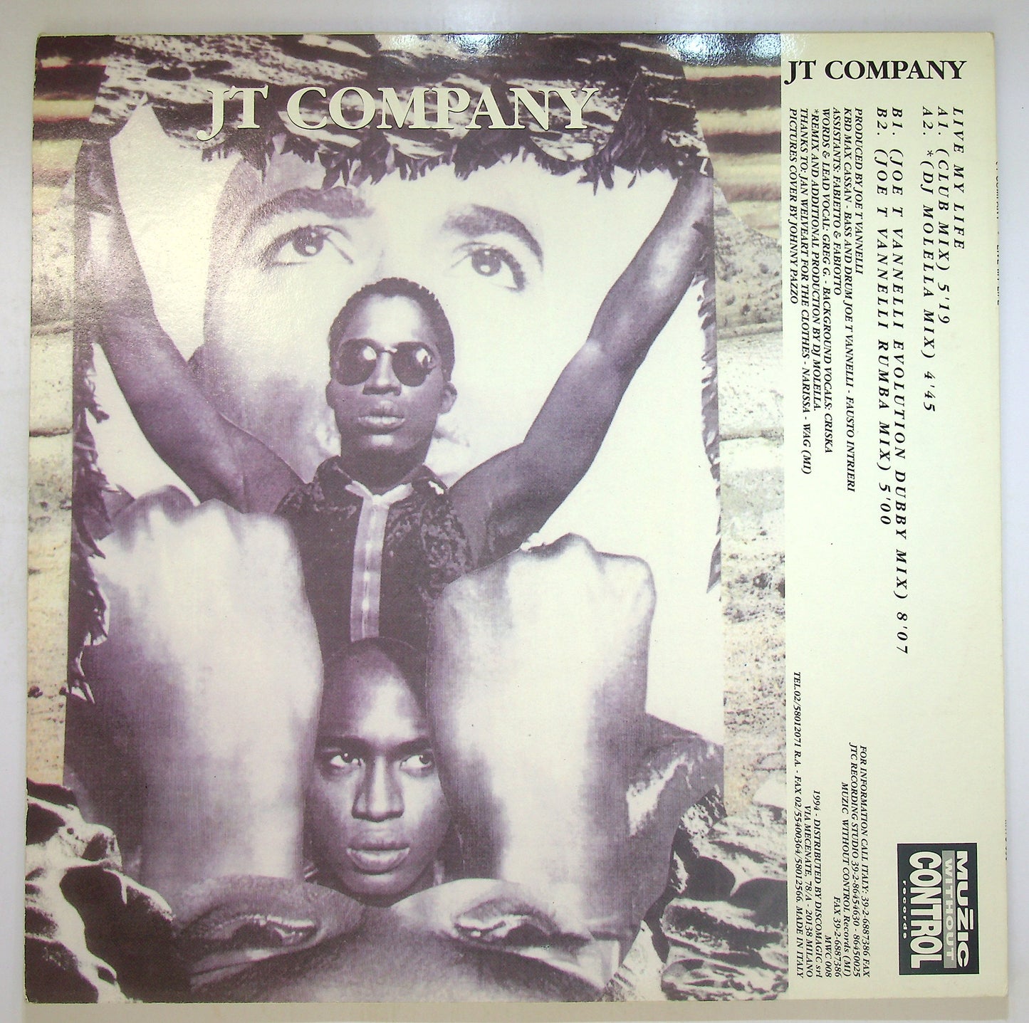 EBOND JT Company - Live My Life Vinile V093047