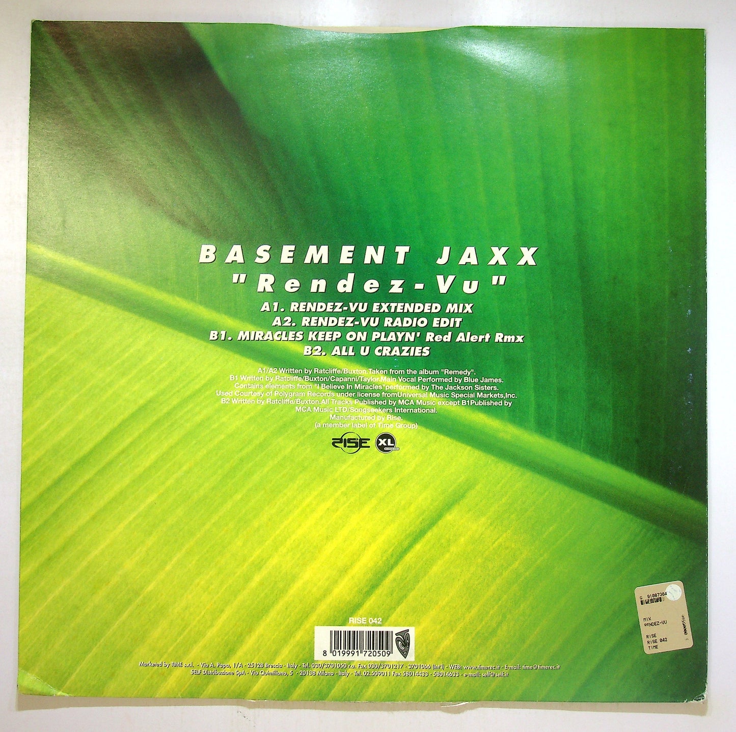 EBOND Basement Jaxx - Rendez-Vu Vinile V093076