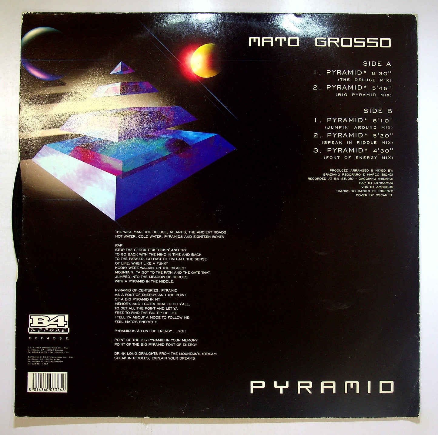 EBOND Mato Grosso - Pyramid Vinile V093077