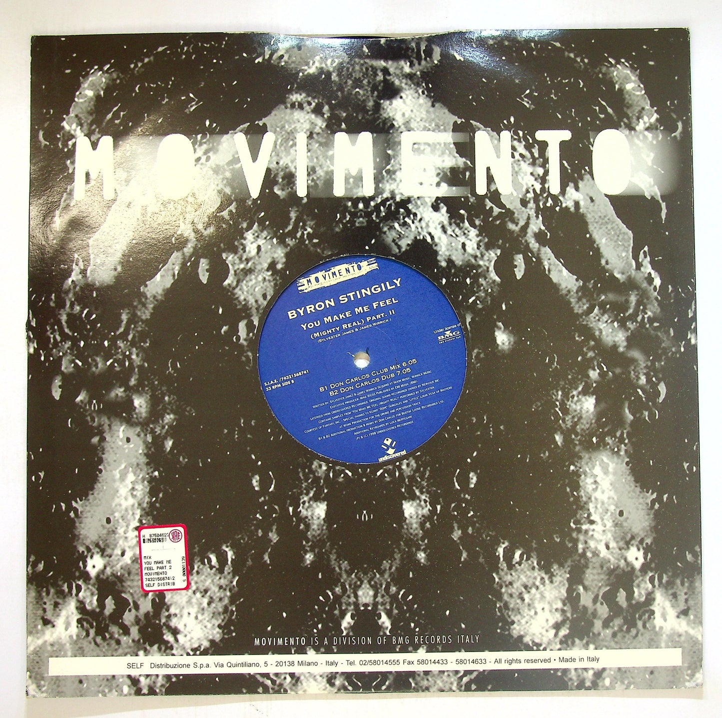 EBOND Byron Stingily - You Make Me Feel Part II Vinile V093100