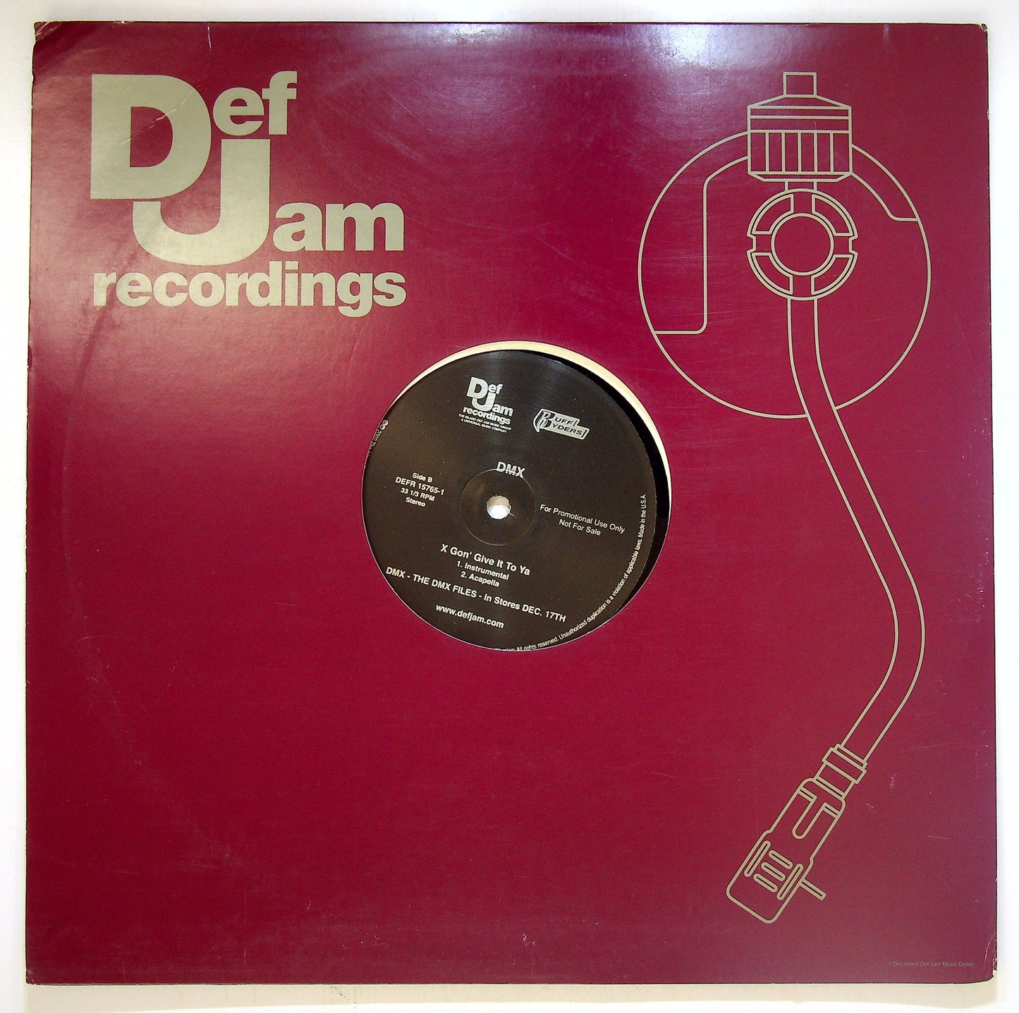 EBOND DMX - X Gon' Give It To Ya Vinile V093112