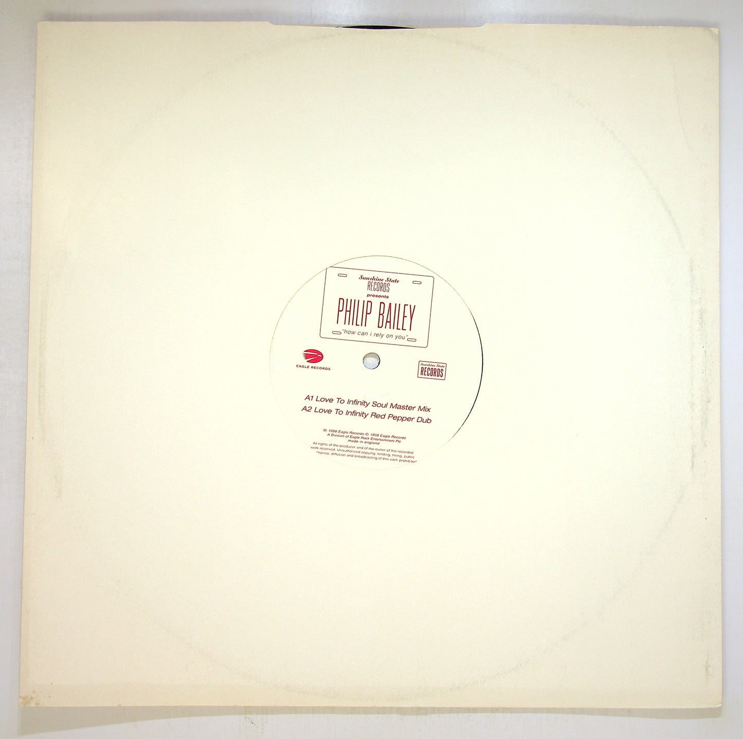 EBOND Philip Bailey - How Can I Rely On You Vinile V093123