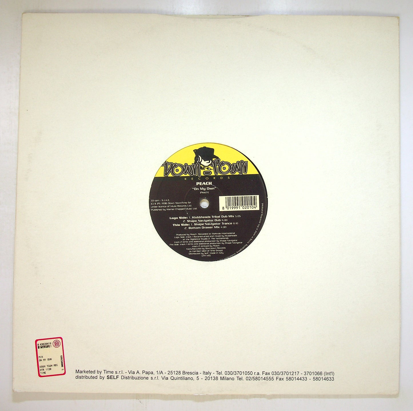 EBOND Peach - On My Own Vinile V093124