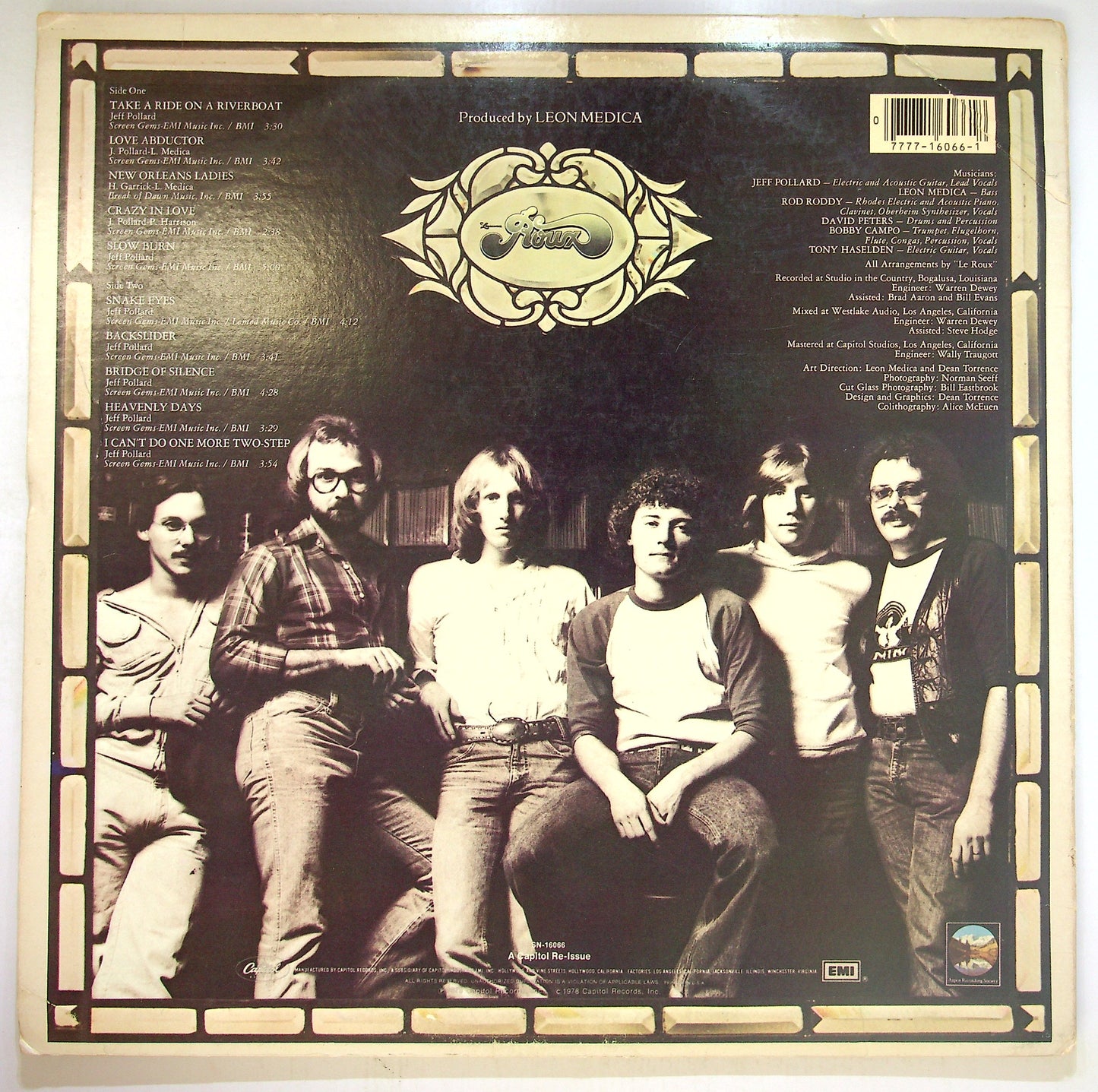 EBOND Le Roux - Louisiana's Le Roux Vinile V093138
