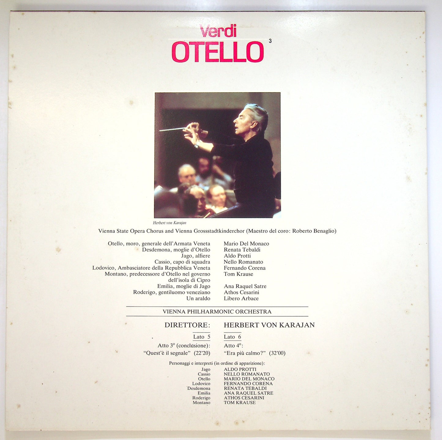 EBOND Verdi - Otello - 3 Vinile V094029