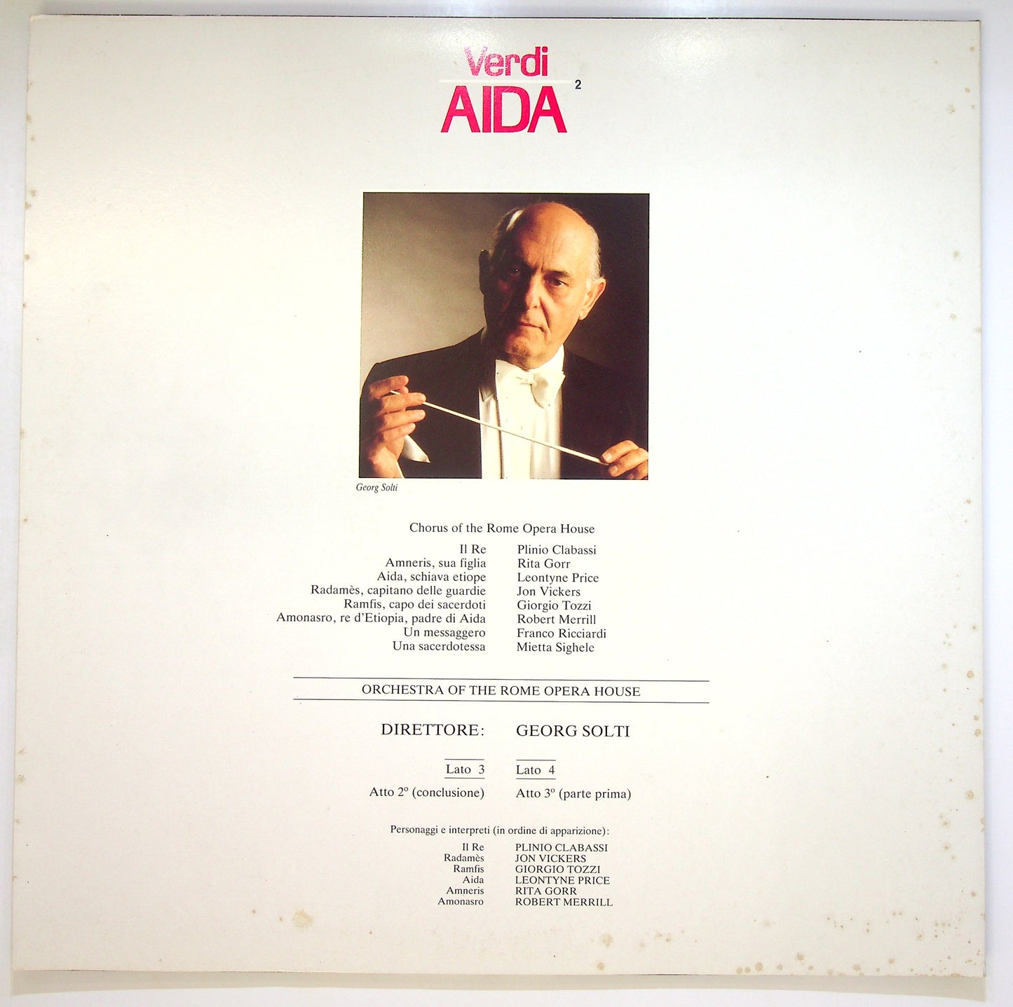 EBOND Verdi - Aida - 2 Vinile V094030