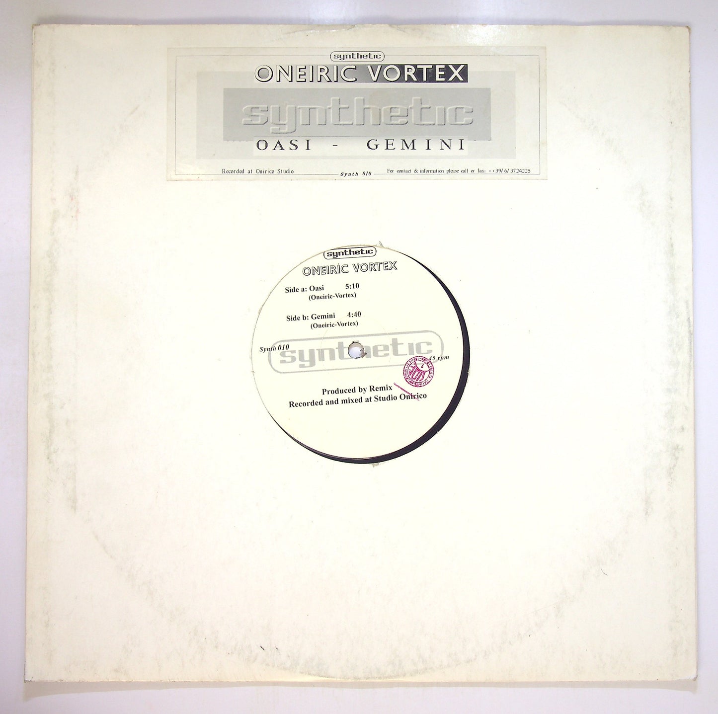 EBOND Oneiric Vortex - Gemini Vinile V094056