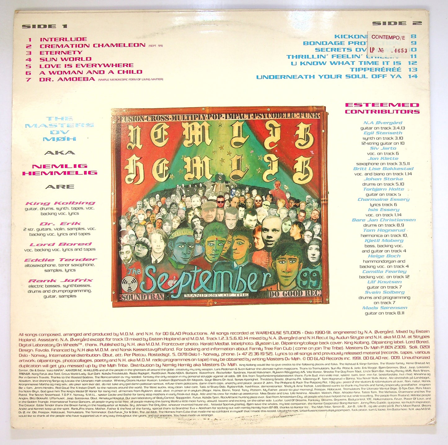 EBOND Masters Ov Moh aka Nemlig Hemlig - The Psychodelic Funk Mob Vinile V094058