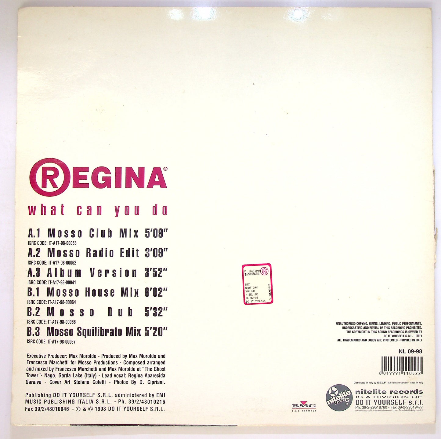 EBOND Regina - What Can You Do Vinile V094060