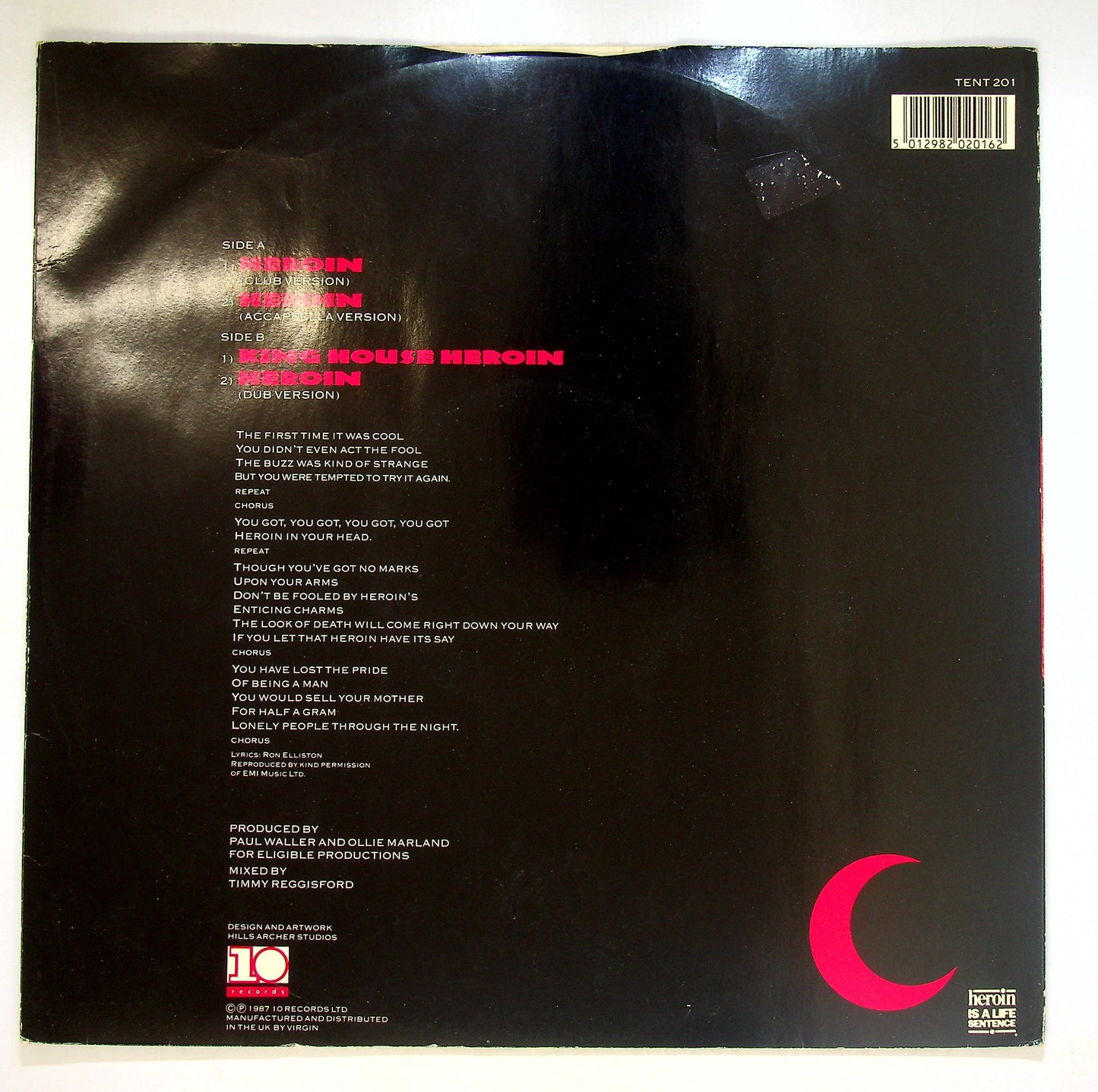 EBOND Black Britain - Heroin Vinile V094098