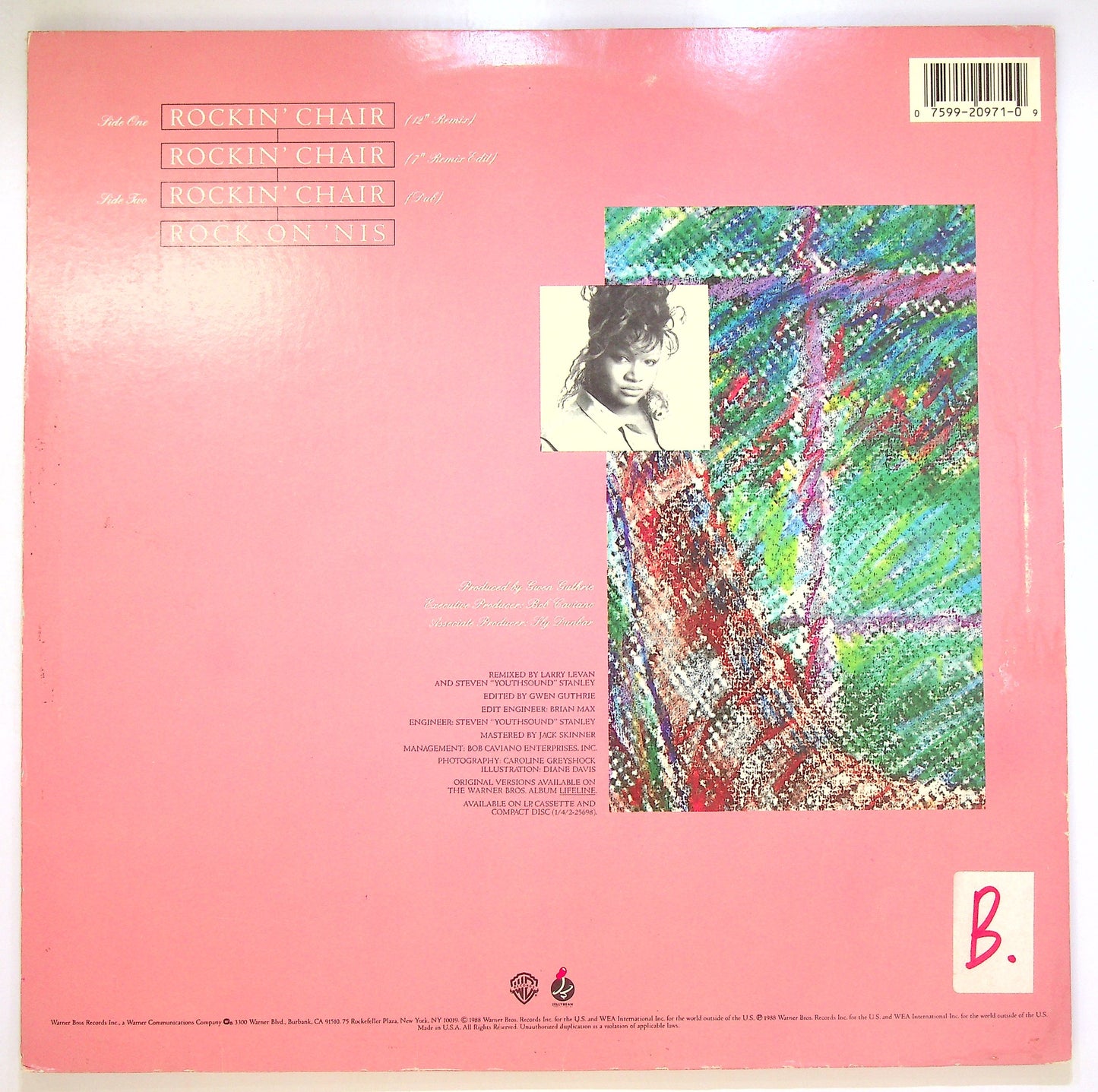 EBOND Gwen Guthrie - Rockin' Chair Vinile V094103
