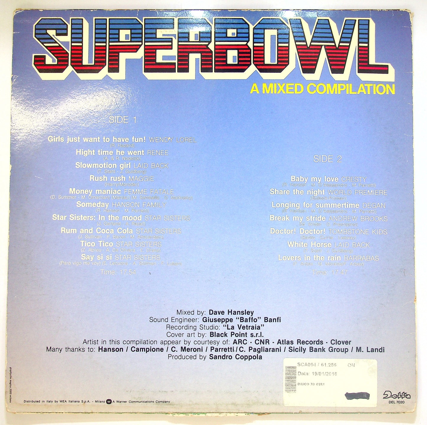 EBOND Various - Superbowl Vinile V094114
