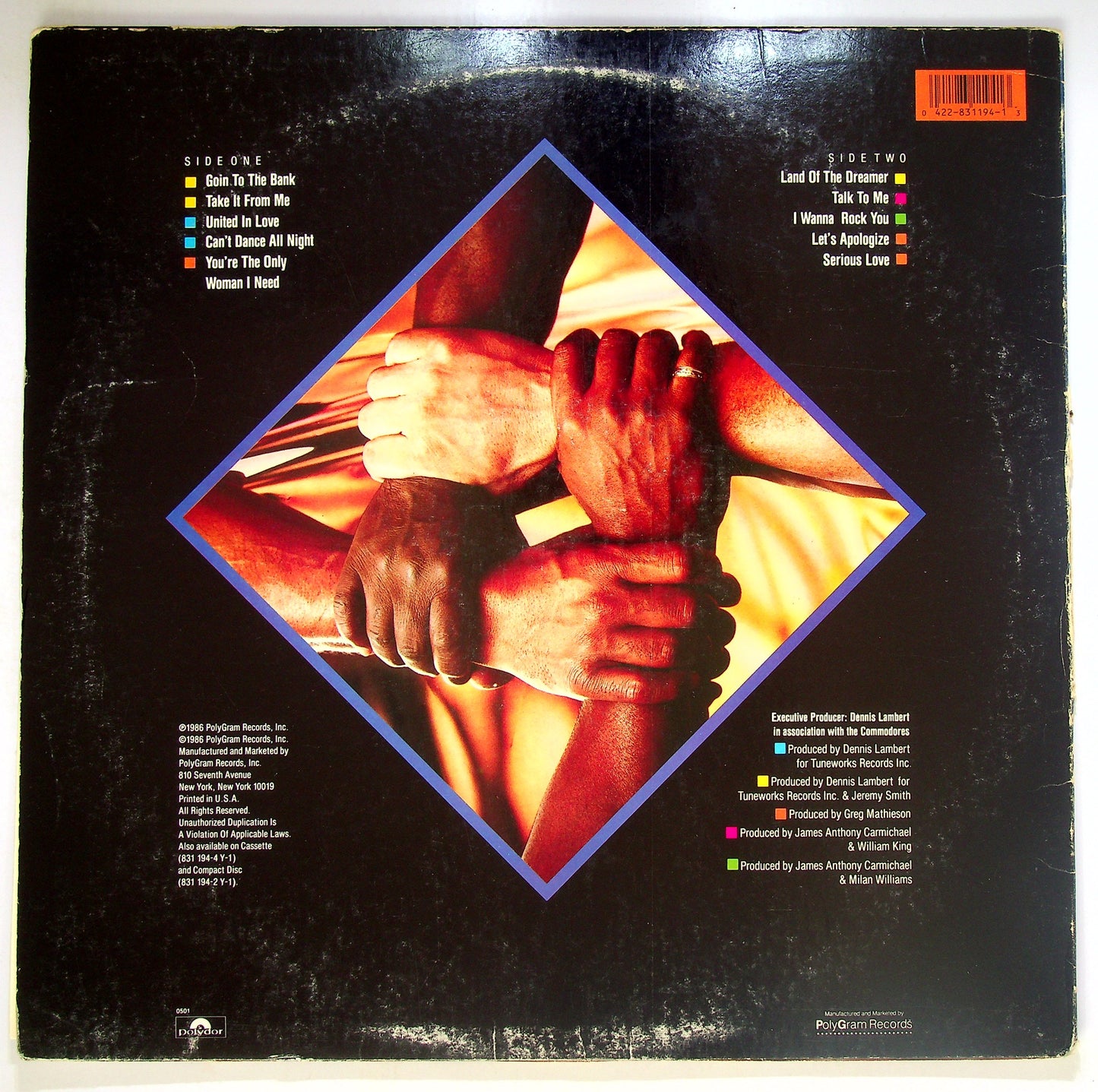 EBOND Commodores - United Vinile V094126