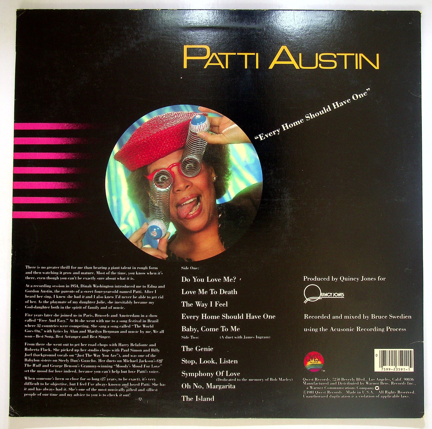 EBOND Patti Austin - Every Home Should Have One Vinile V094145