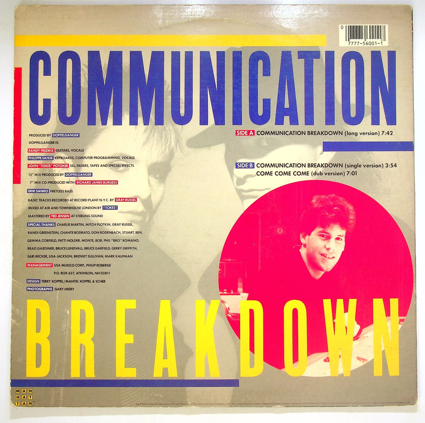 EBOND Doppelganger - Communication Breakdown Vinile V094147