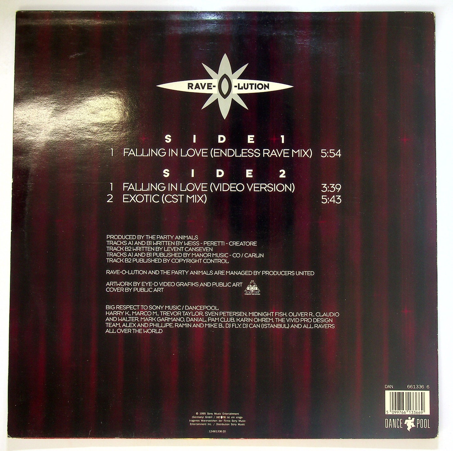 EBOND Rave-O-Lution - Falling In Love Vinile V095013