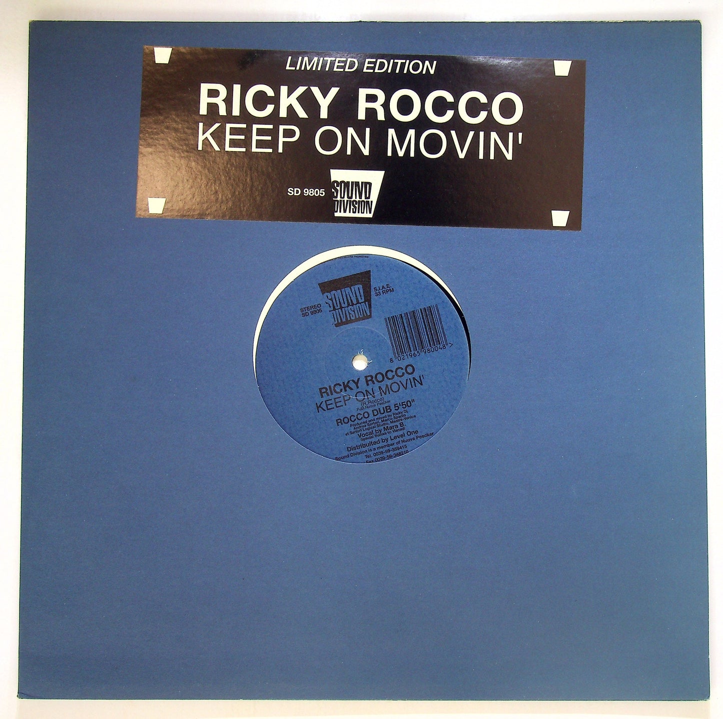 EBOND Ricky Rocco - Keep On Movin' Vinile V095017