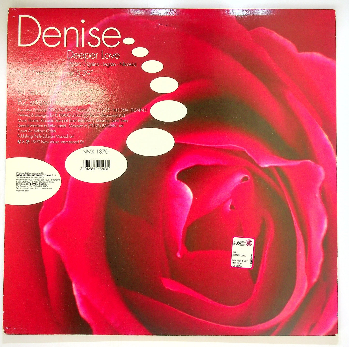 EBOND Denise - Deeper Love Vinile V095031