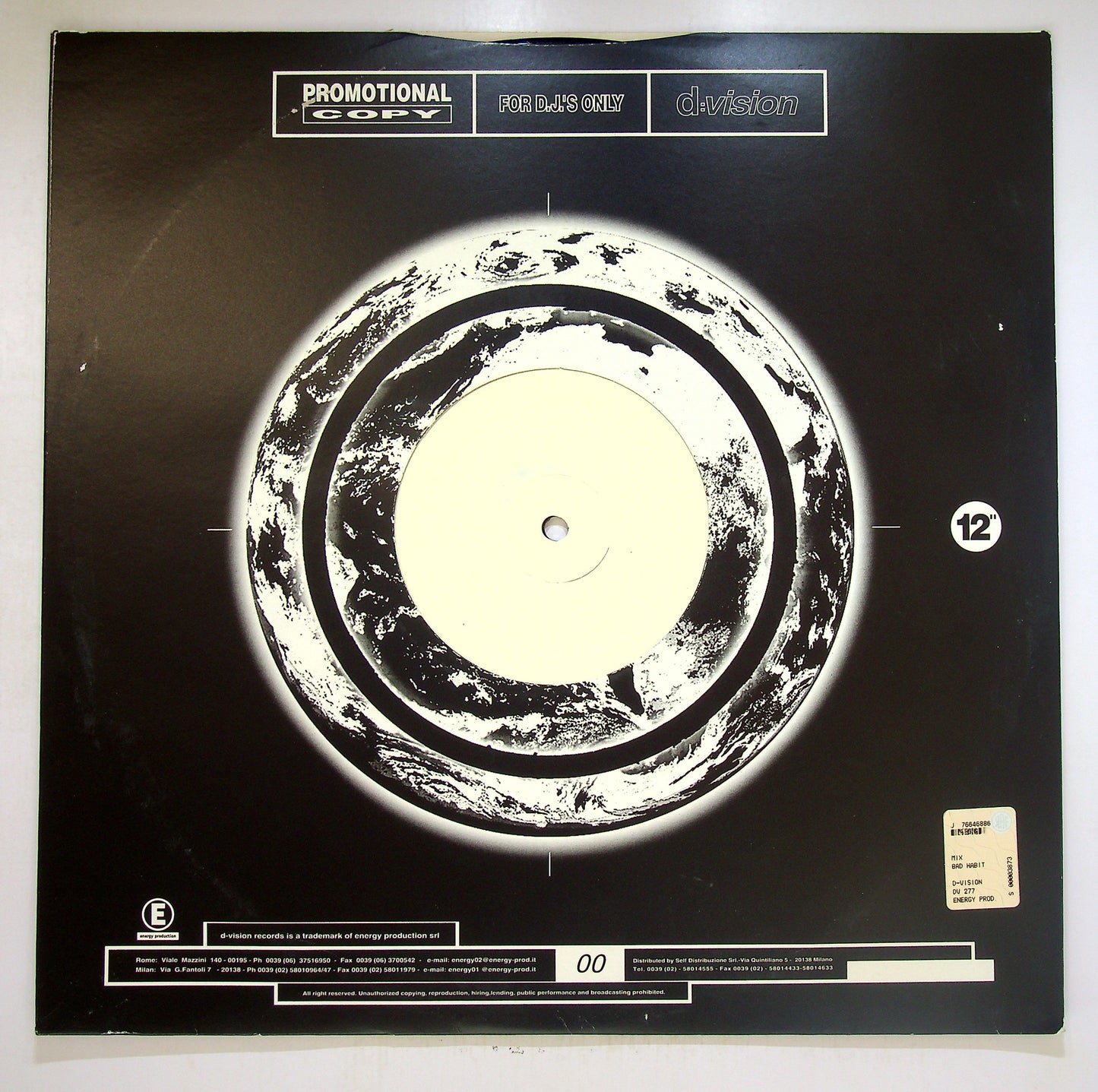 EBOND ATFC presents OnePhatDeeva feat. Lisa Millett - Bad Habit Vinile V095040