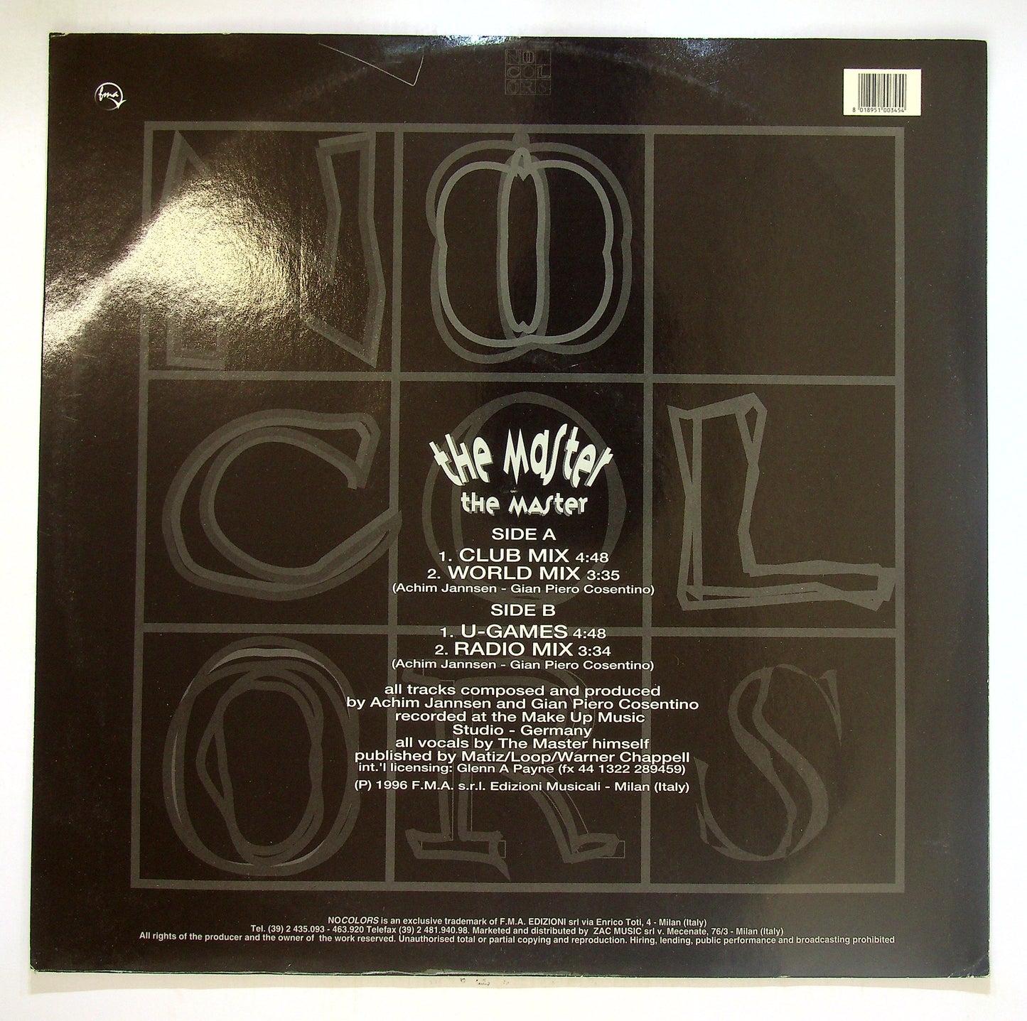 EBOND The Master - The Master Vinile V095044