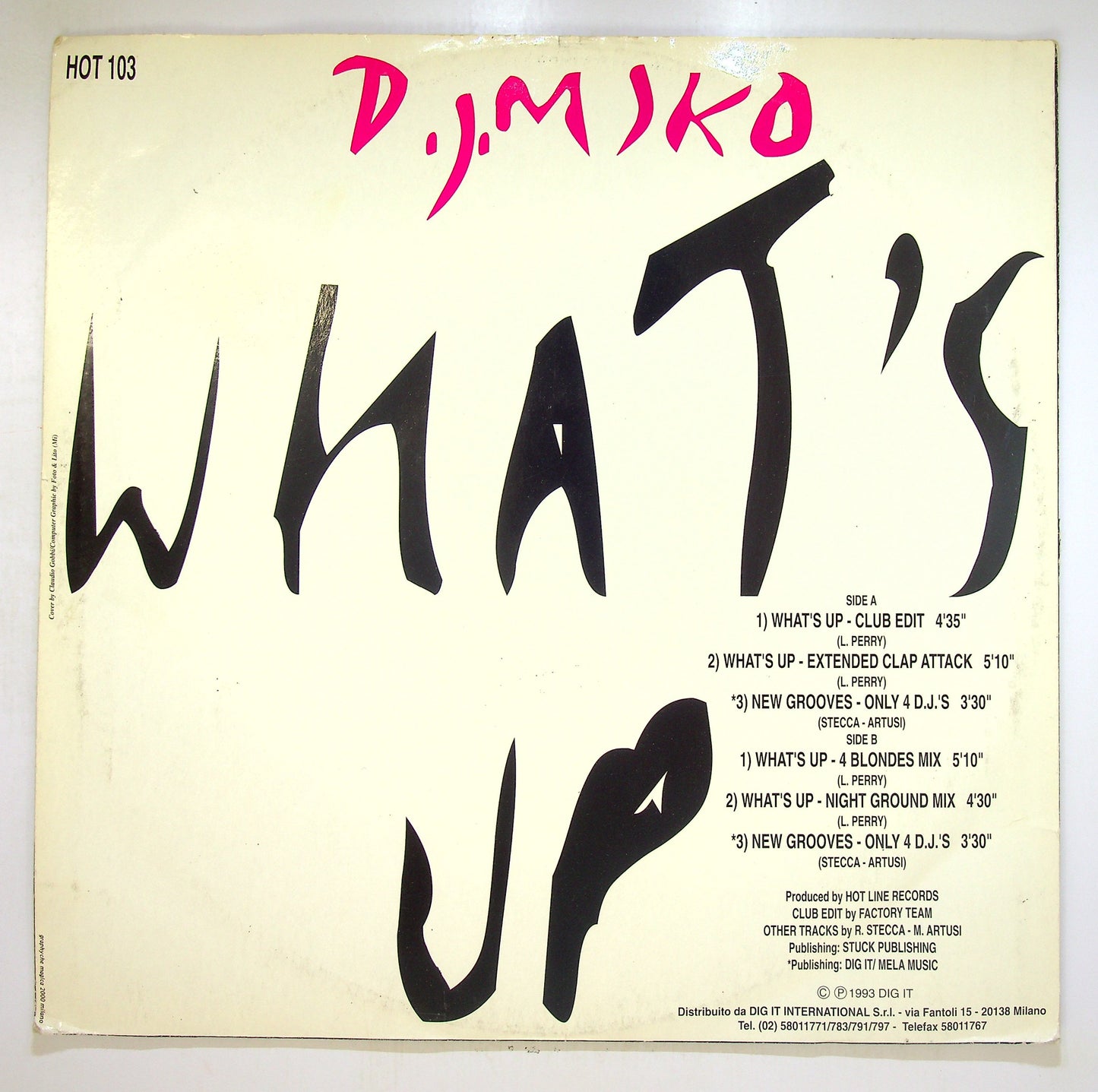 EBOND D.J. Miko - What's Up Vinile V095056
