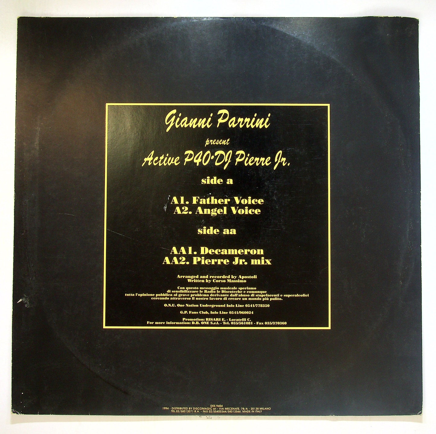 EBOND Active P. 40 & DJ Pierre Jr. - Dream Voice Vinile V095070