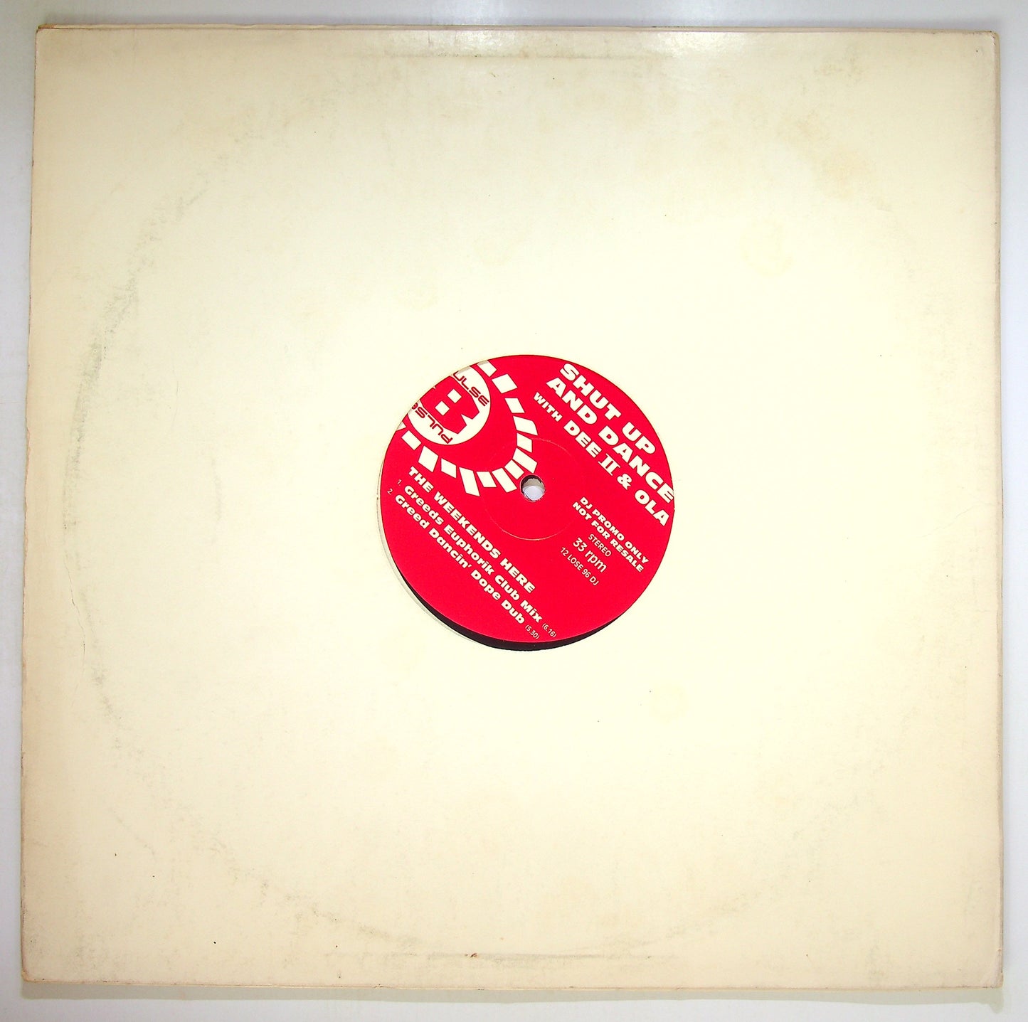 EBOND Shut Up And Dance With Dee II & Ola (2) - The Weekends Here Vinile V095081