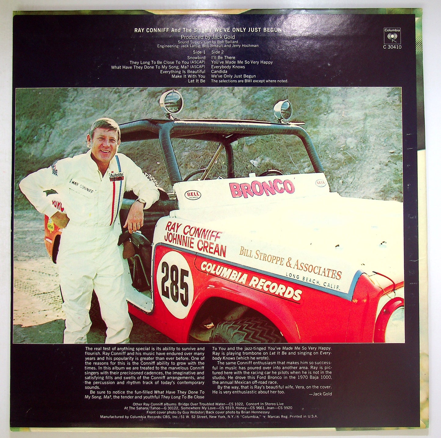 EBOND Ray Conniff And The Singers - We've Only Just Begun Vinile V095097