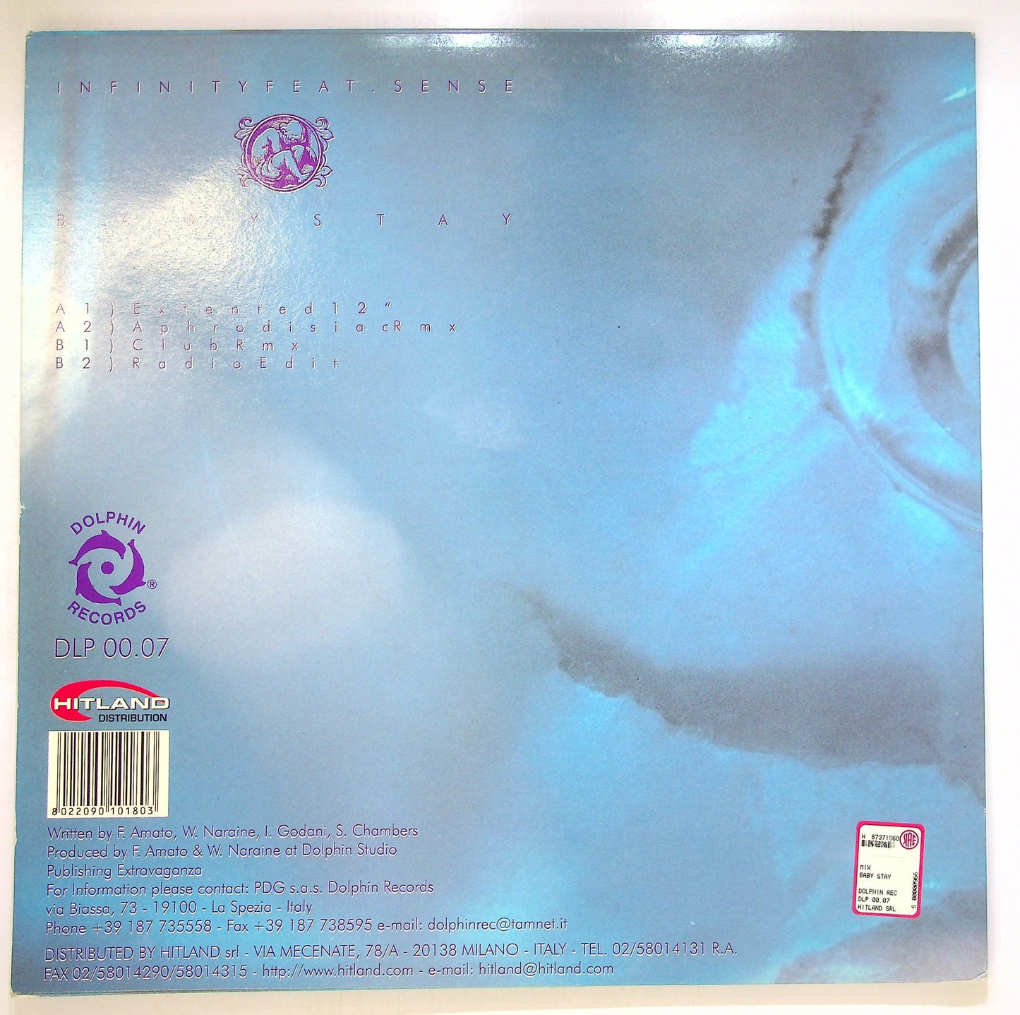 EBOND Infinity Feat. Sense - Baby Stay Vinile V095118