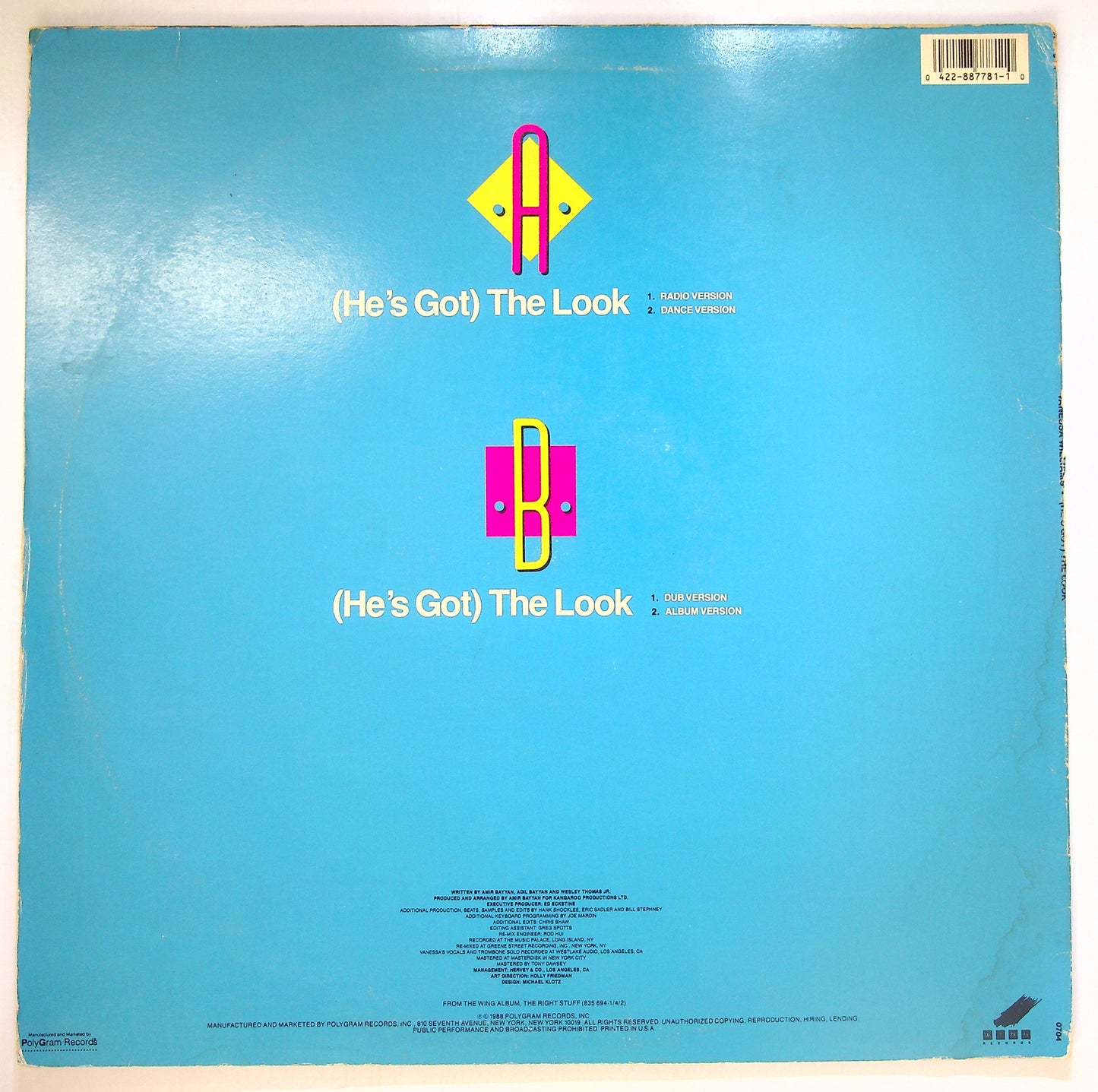 EBOND Vanessa Williams - (He's Got) The Look Vinile V096025