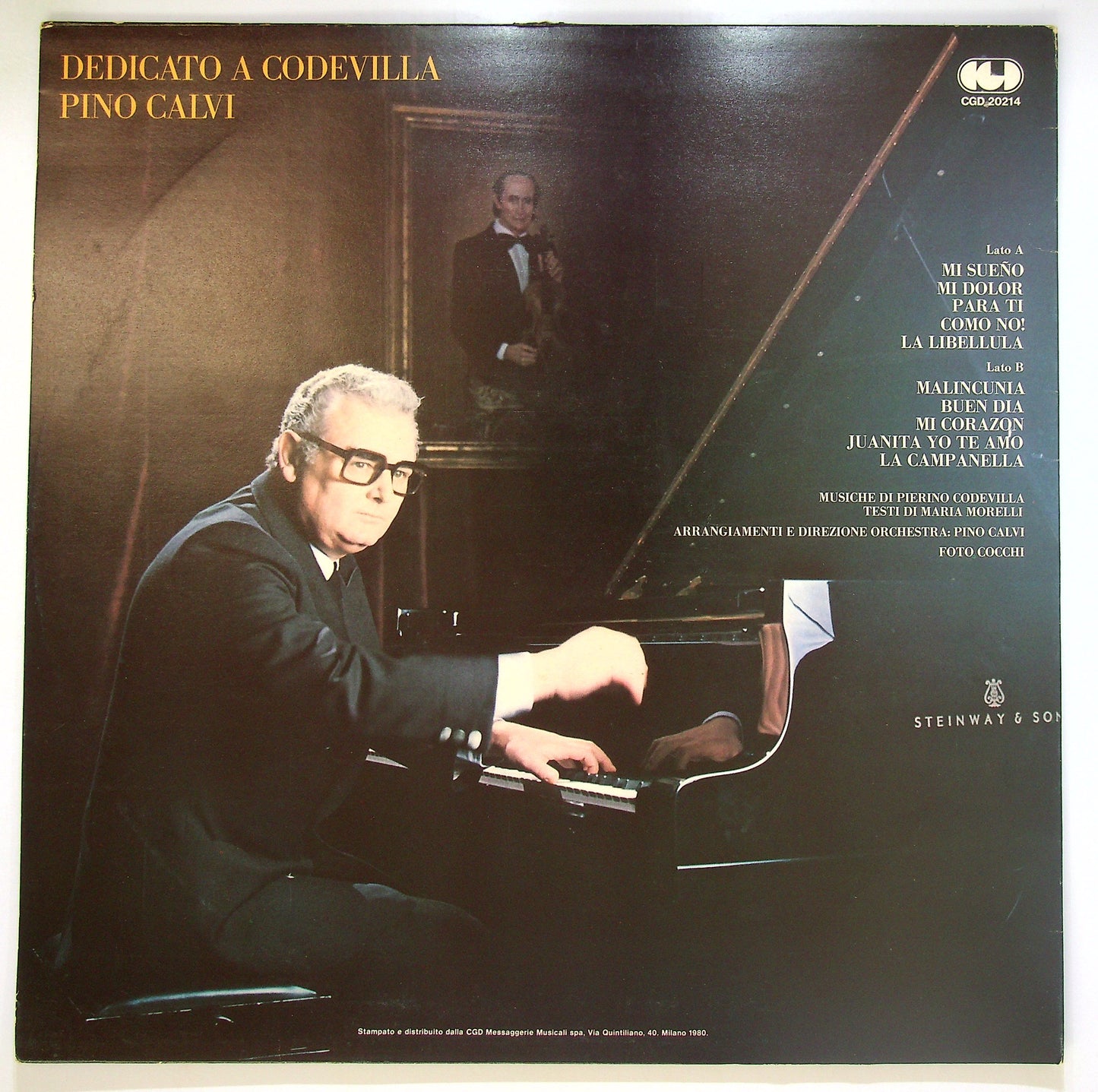 EBOND Pino Calvi - Dedicato A Codevilla Vinile V096091