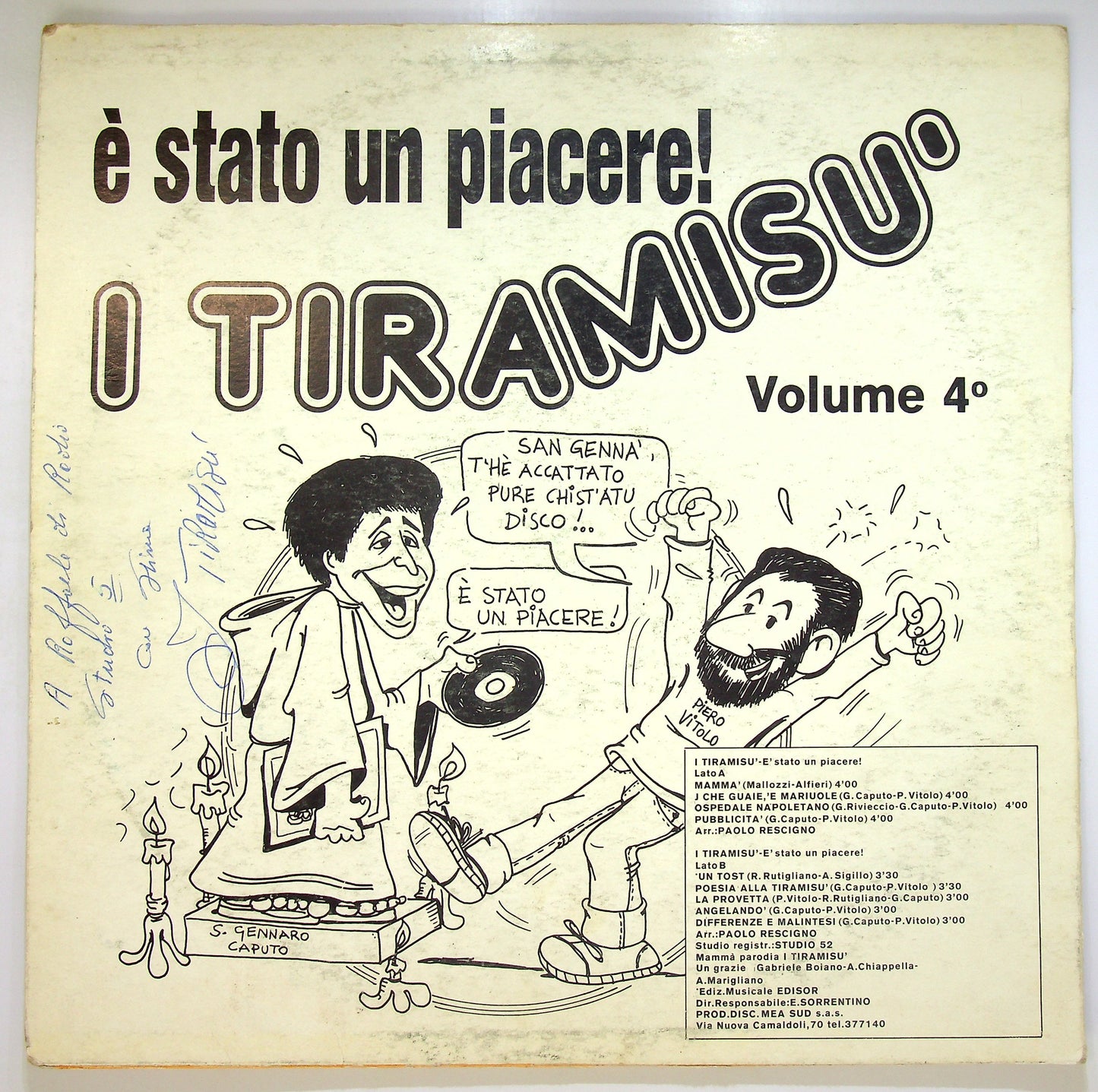 EBOND I Tiramisu' - E' Stato Un Piacere! - Volume 4° Vinile V096099