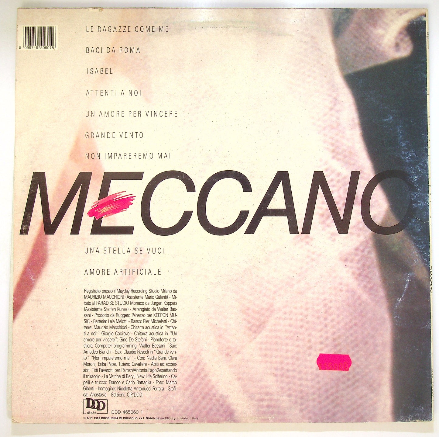 EBOND Meccano (3) - Le Ragazze Come Me Vinile V096104