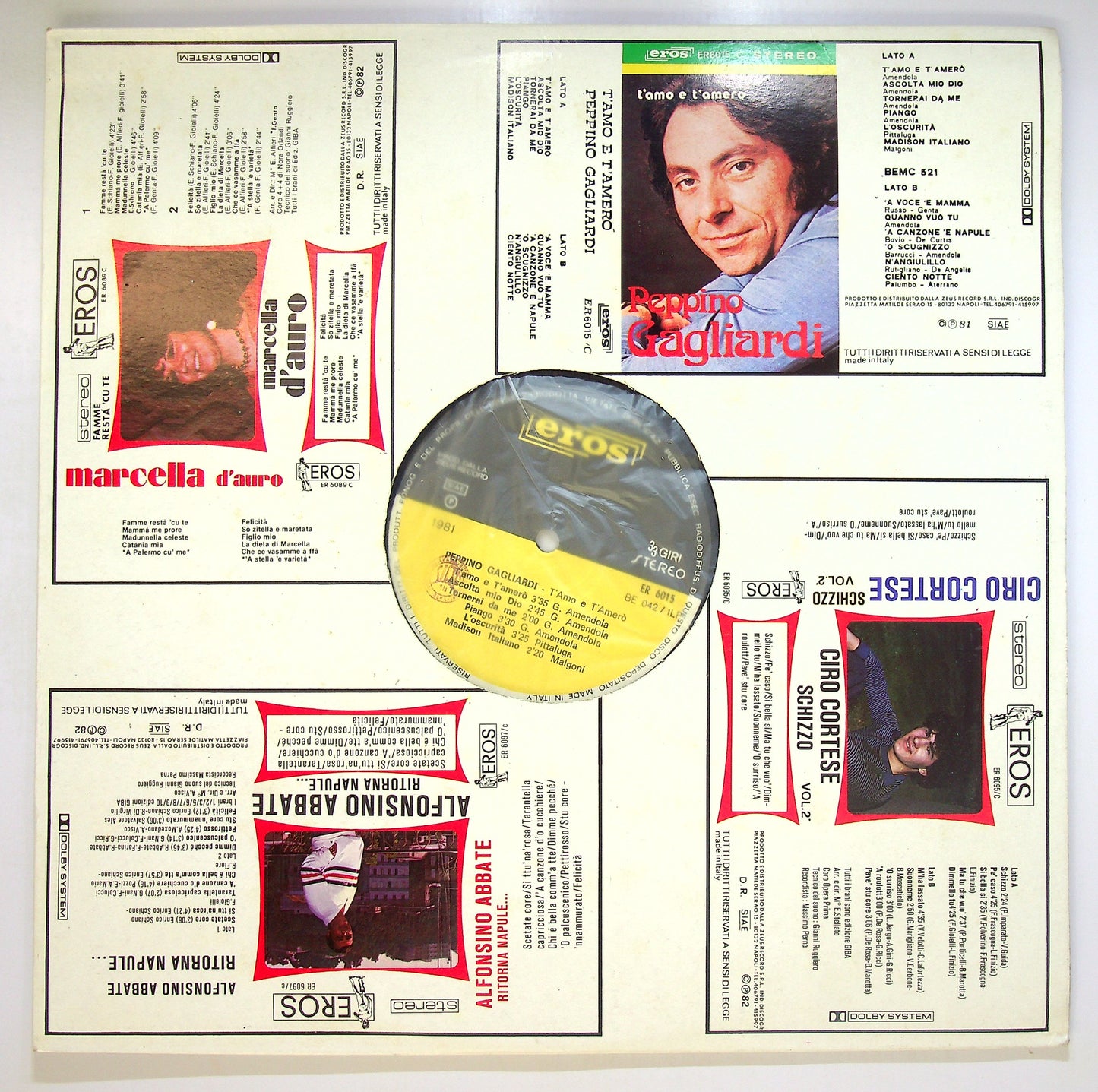 EBOND Peppino Gagliardi - T'amo E T'amero Vinile V096112