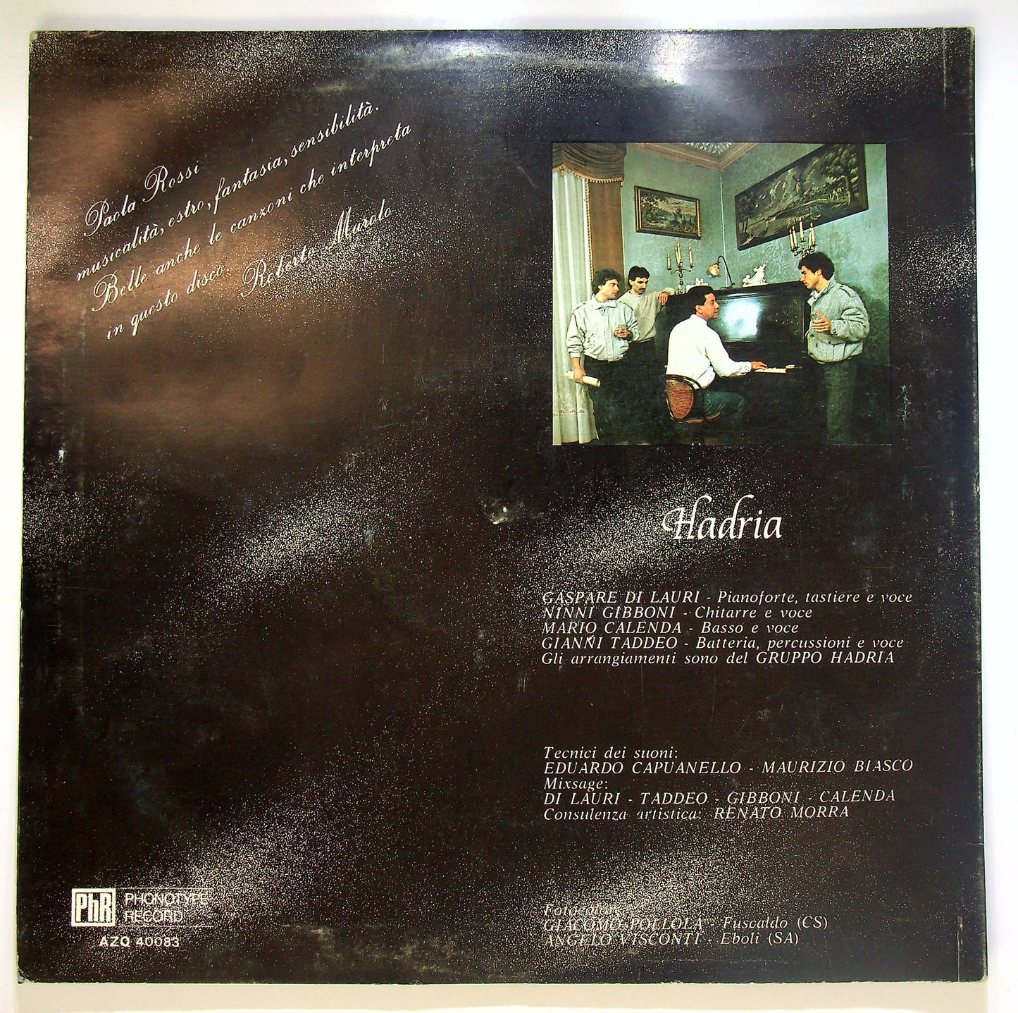 EBOND Paola Rossi - Gli Hadria - Io Ed Altre Mille Assurdita Vinile V096121