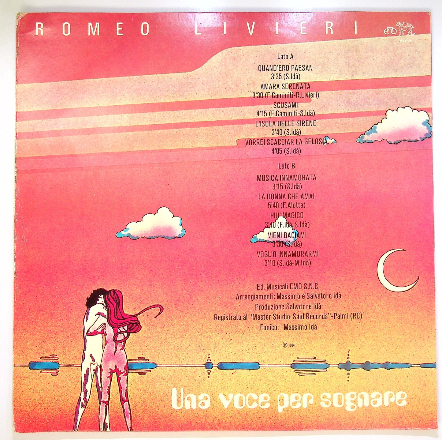 EBOND Romeo Livieri - Una Voce Per Sognare Vinile V096124