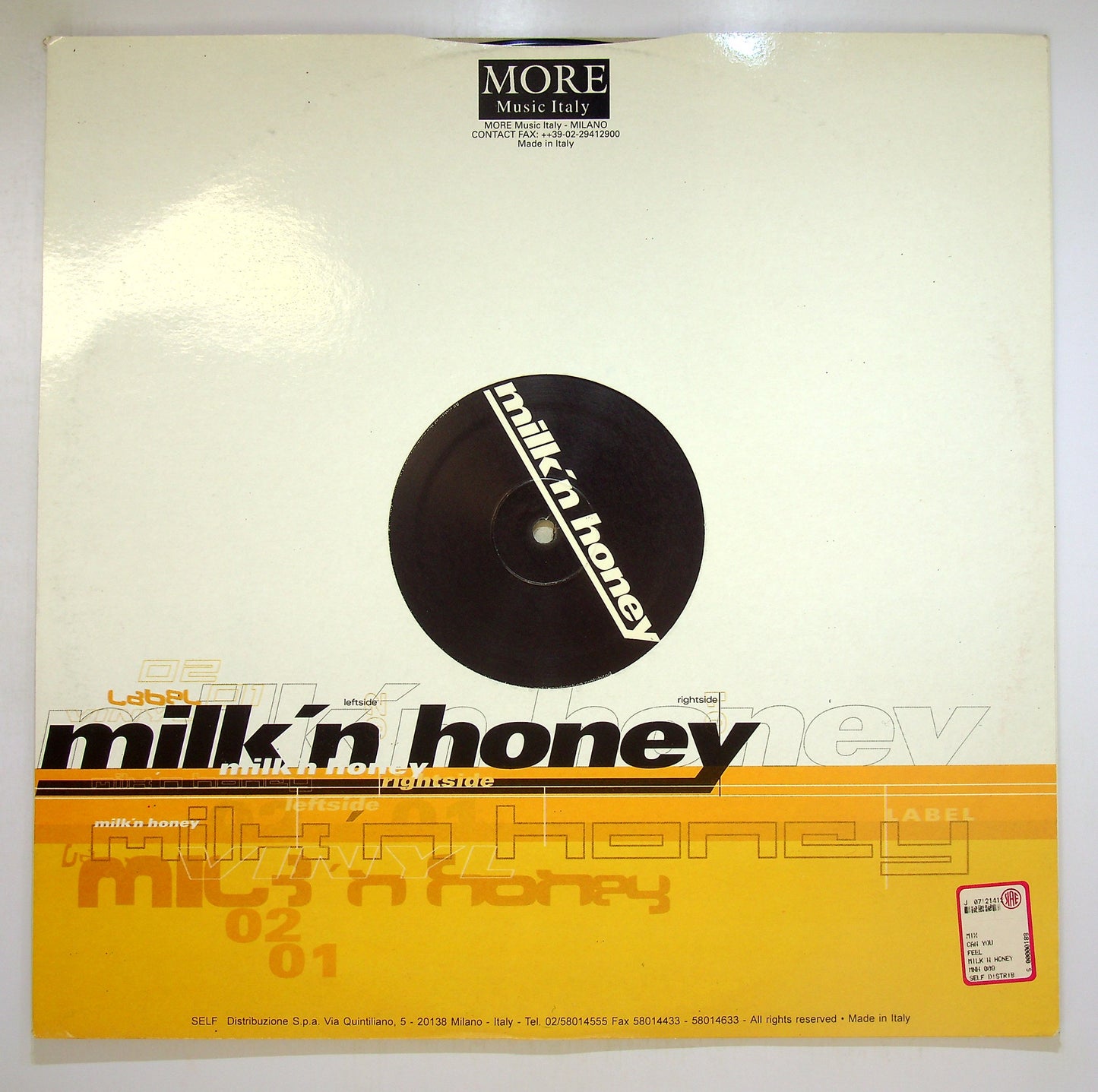 EBOND SQ-1 - Can You Feel... Vinile V097031
