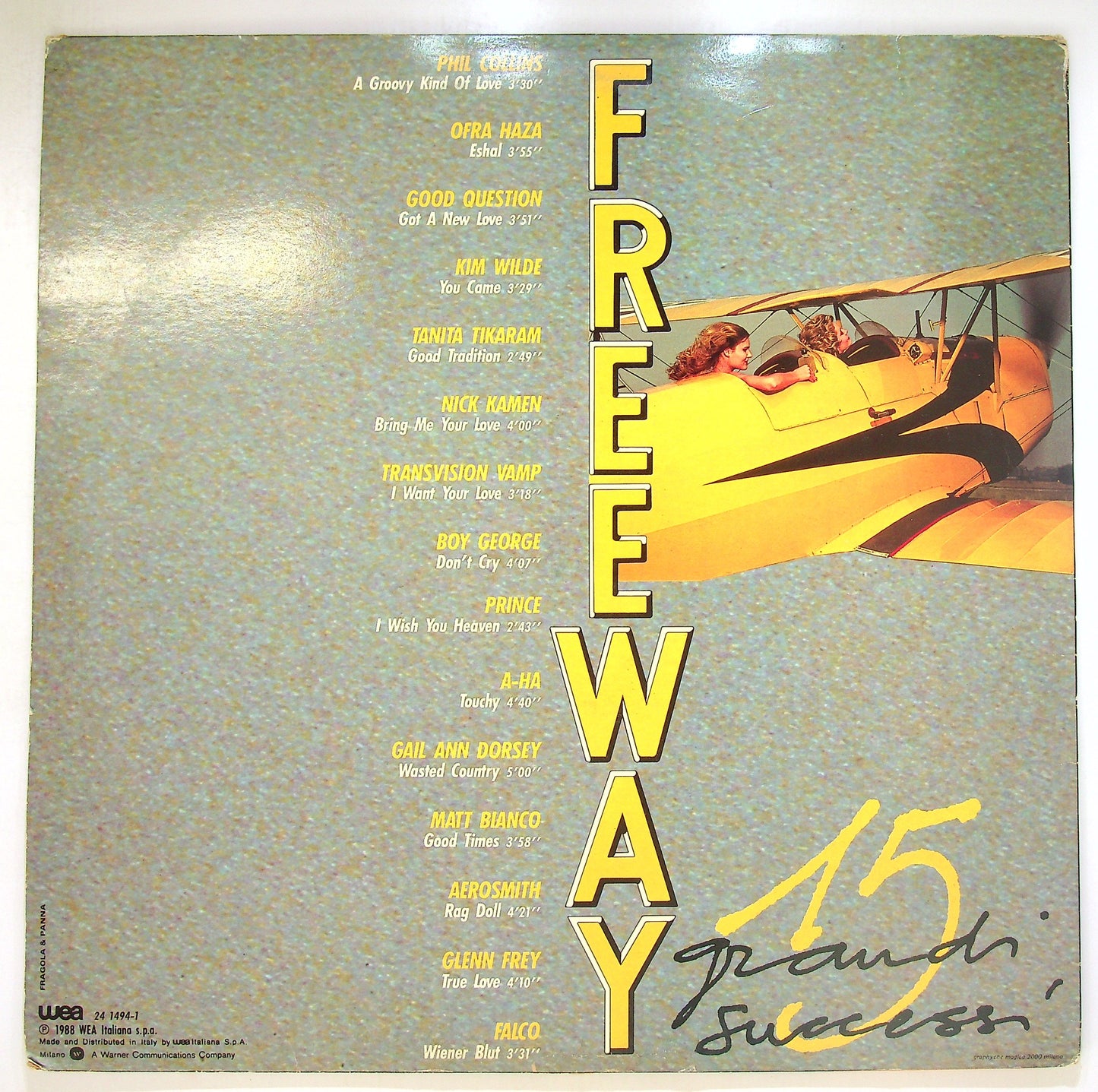 EBOND Various - Freeway - 15 Grandi Successi Vinile V097110