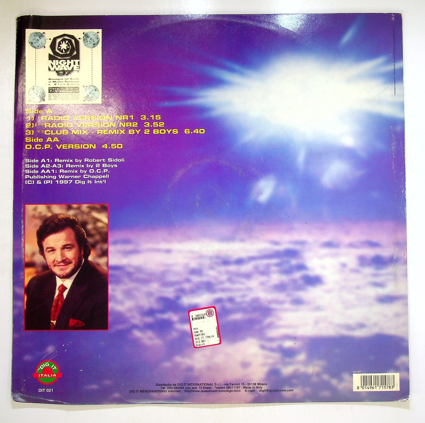 EBOND Pietro Ballo - Con Te Partiro' Vinile V097129