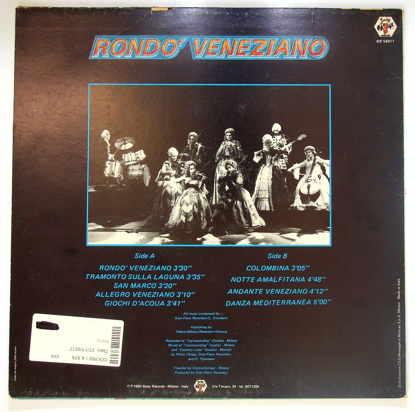 EBOND Rondo' Veneziano - Rondo' Veneziano Vinile V097142